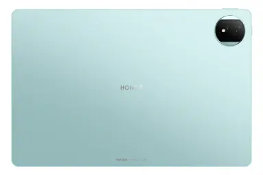 نمای پنل پشت تبلت آنر مجیک پد 2 12.3 / HONOR MagicPad 2 12.3 با نمایش دوربین و لوگوی پنل پشت رنگ آبی
