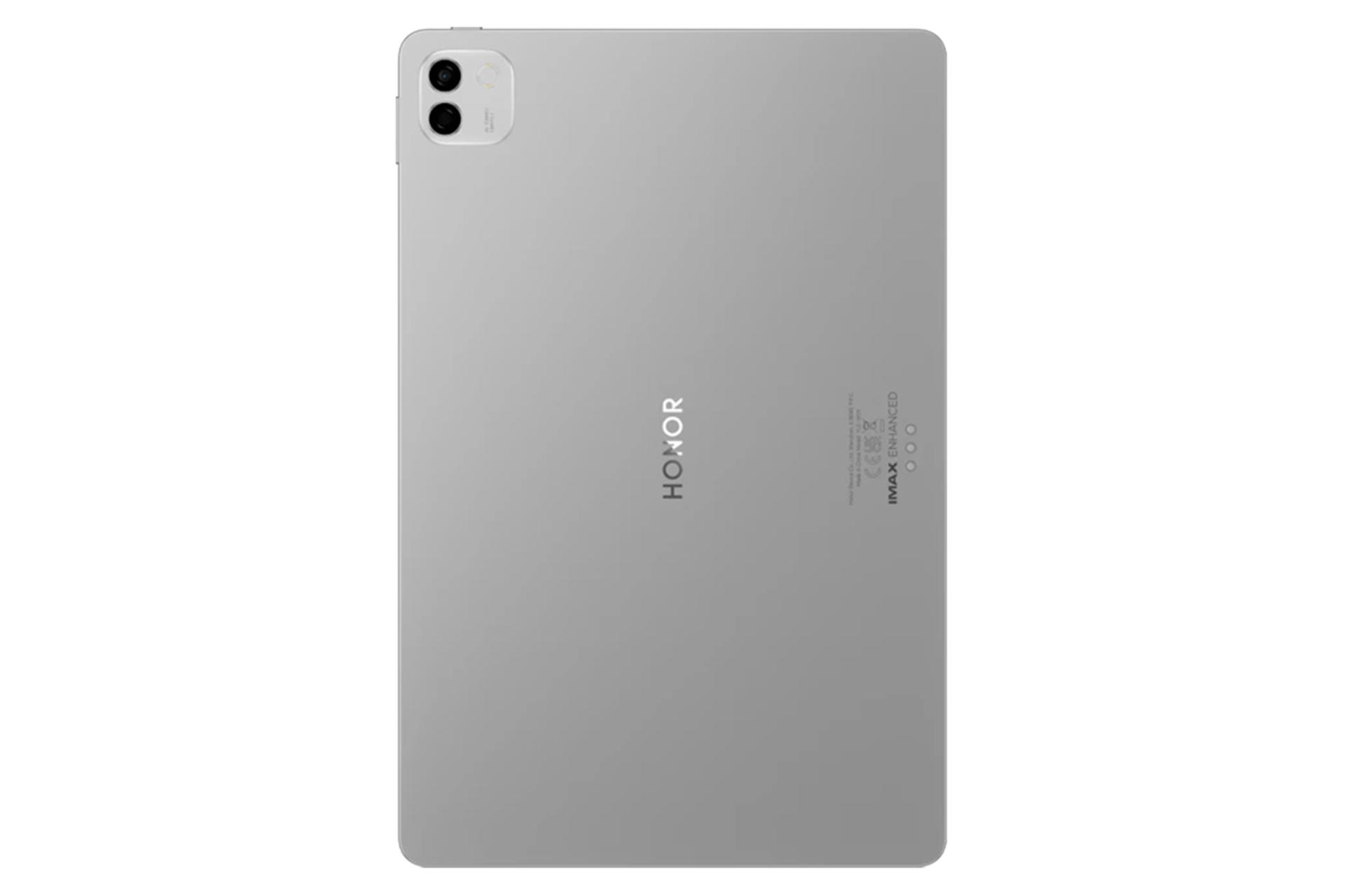 نمای پنل پشت تبلت آنر مجیک پد 4 / HONOR MagicPad4 با نمایش دوربین و لوگو رنگ خاکستری
