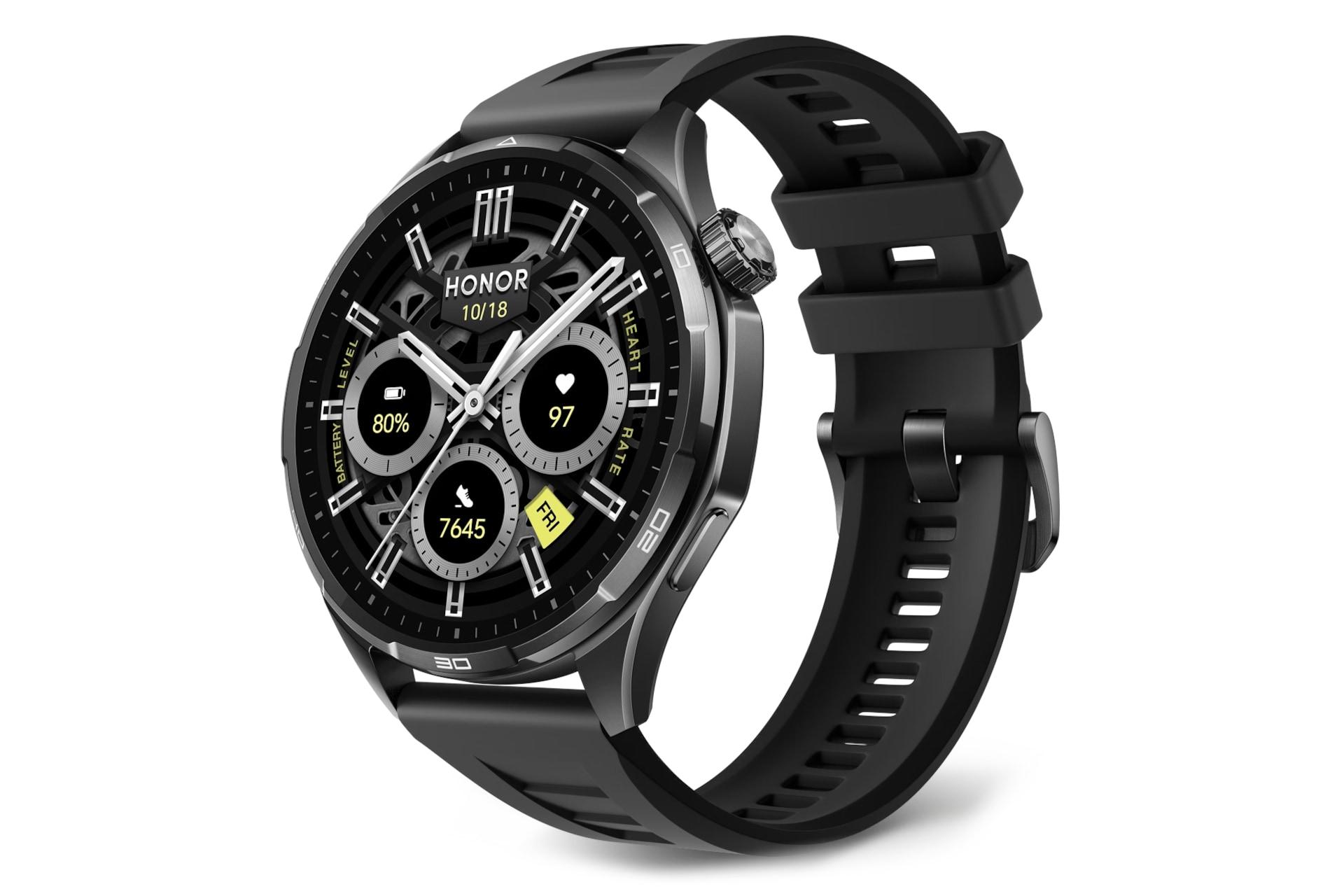 ساعت هوشمند آنر واچ 6 مشکی / HONOR Watch 6