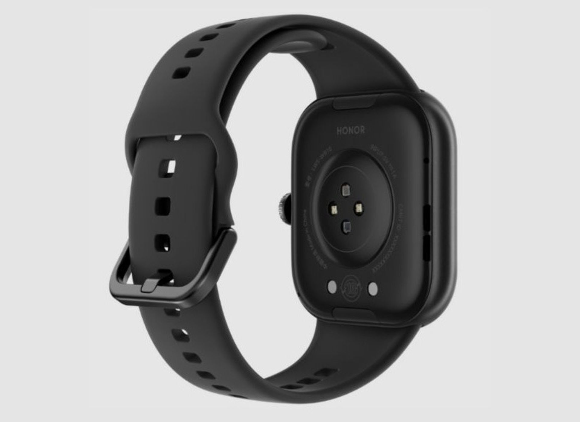 نمای پشت ساعت هوشمند آنر واچ X5 رنگ مشکی