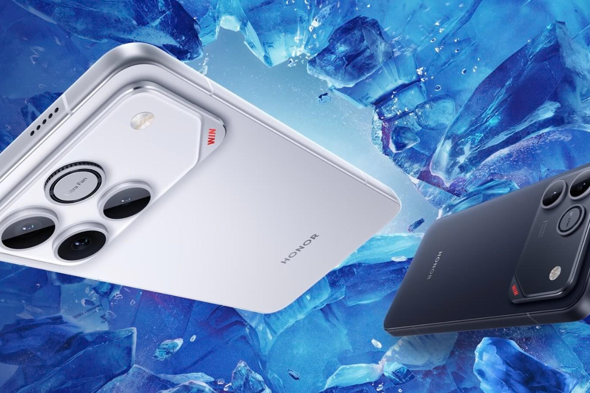 پنل پشت گوشی‌های آنر وین رنگ سفید و مشکی