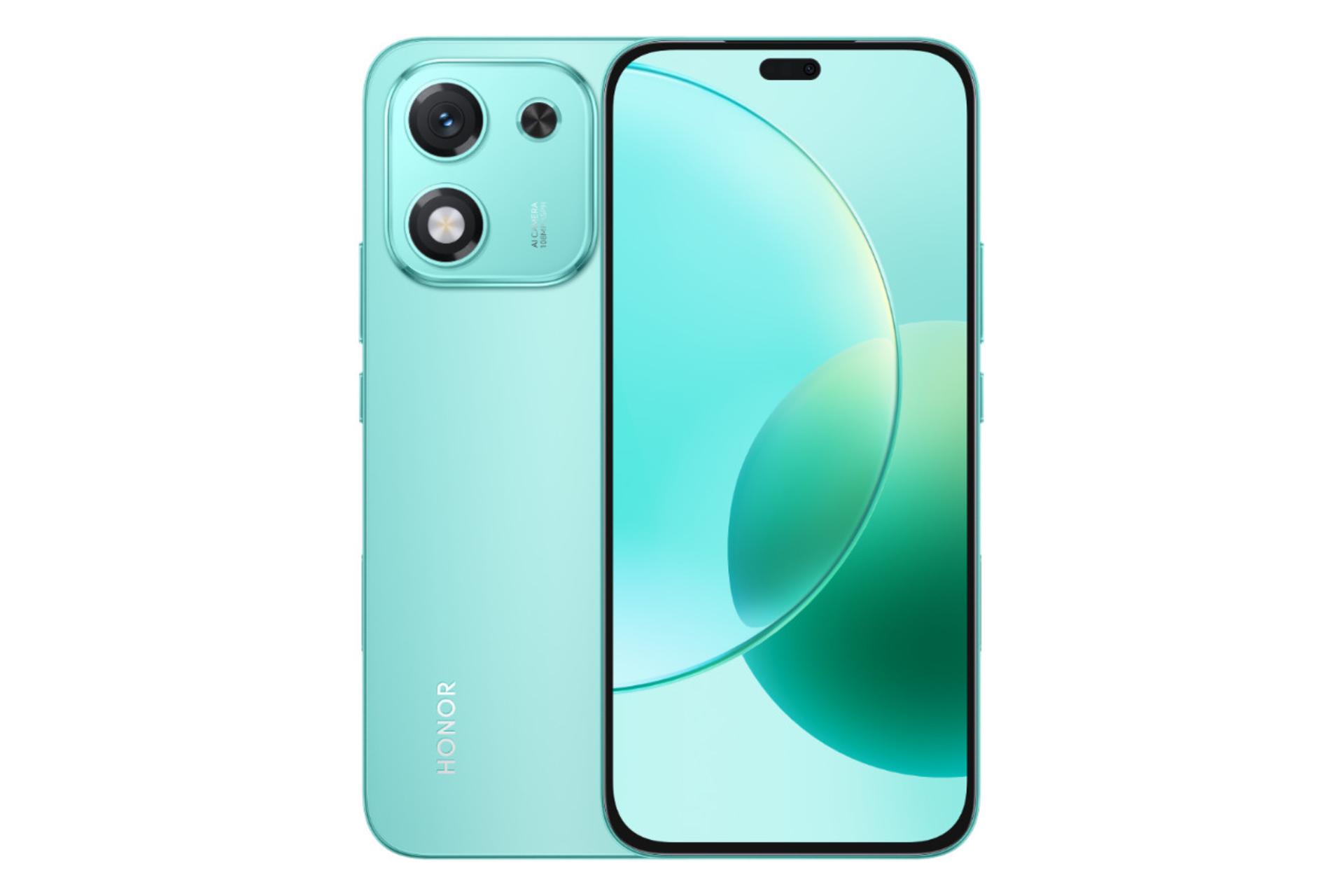 پنل جلو و پشت گوشی موبایل آنر HONOR X70i سبز نعنایی