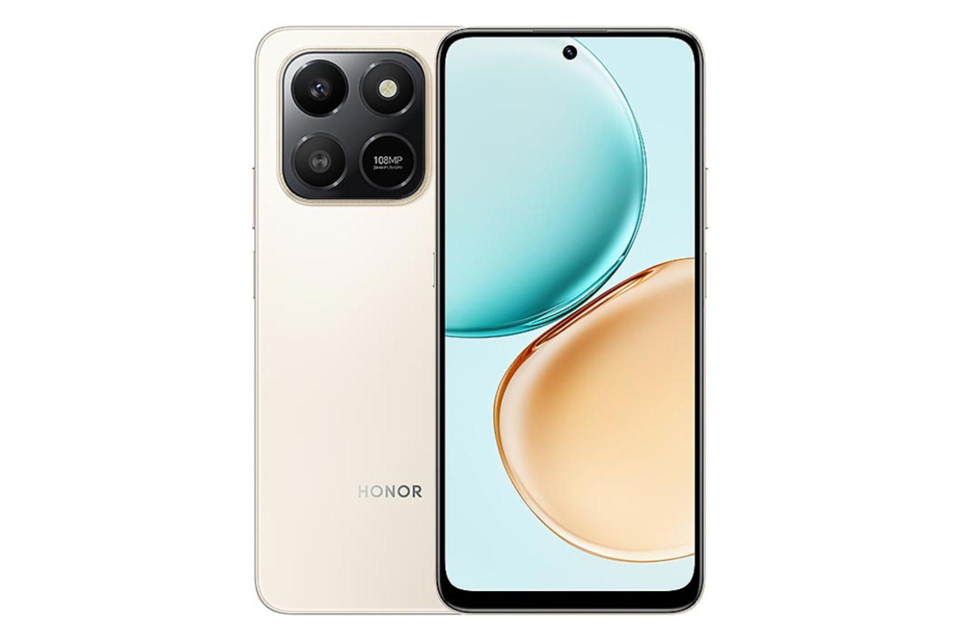 پنل جلو و پشت گوشی موبایل آنر HONOR X7d 4G طلایی