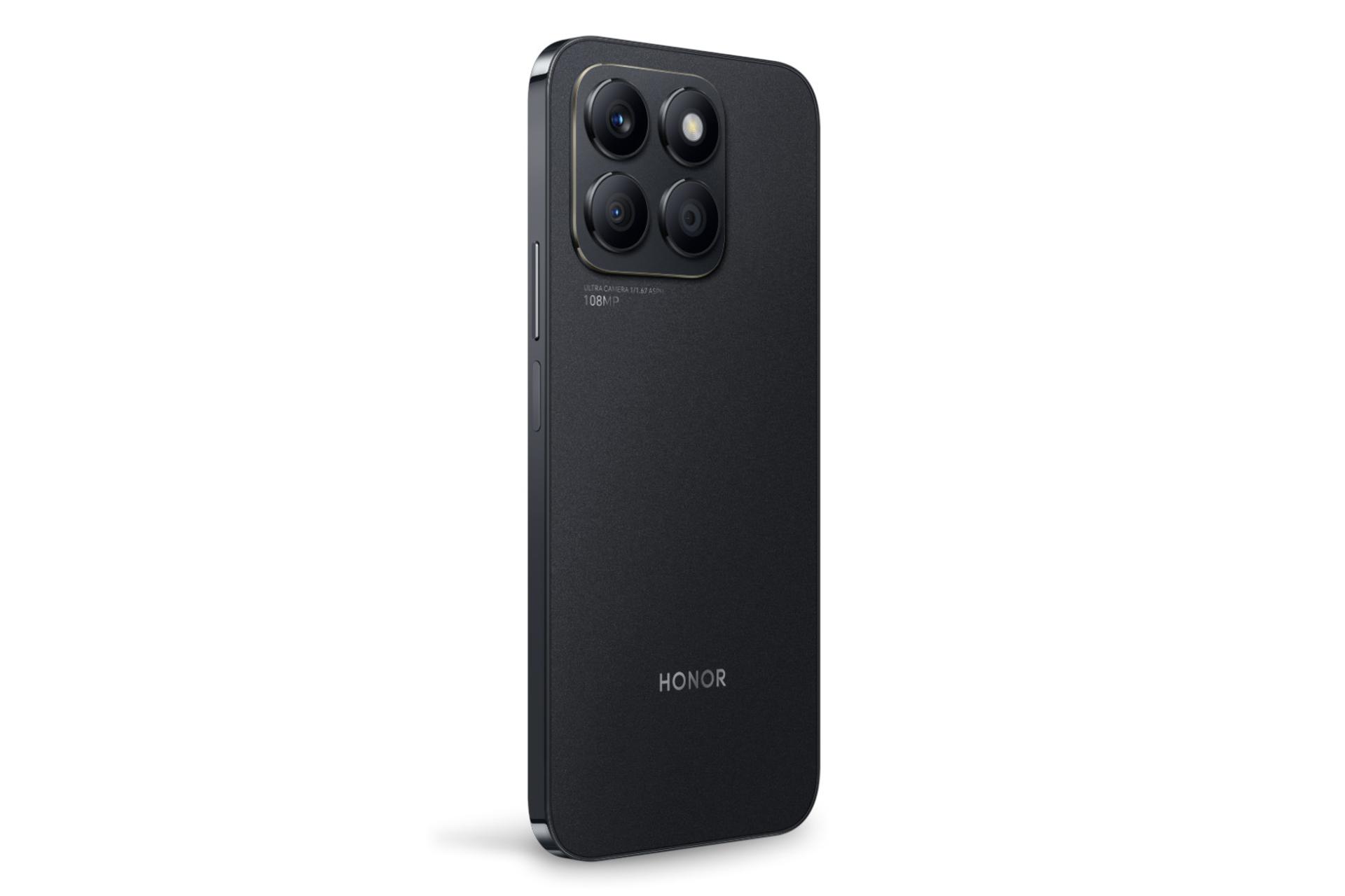 پنل پشت و چینش دوربین گوشی موبایل آنر HONOR X8b مشکی