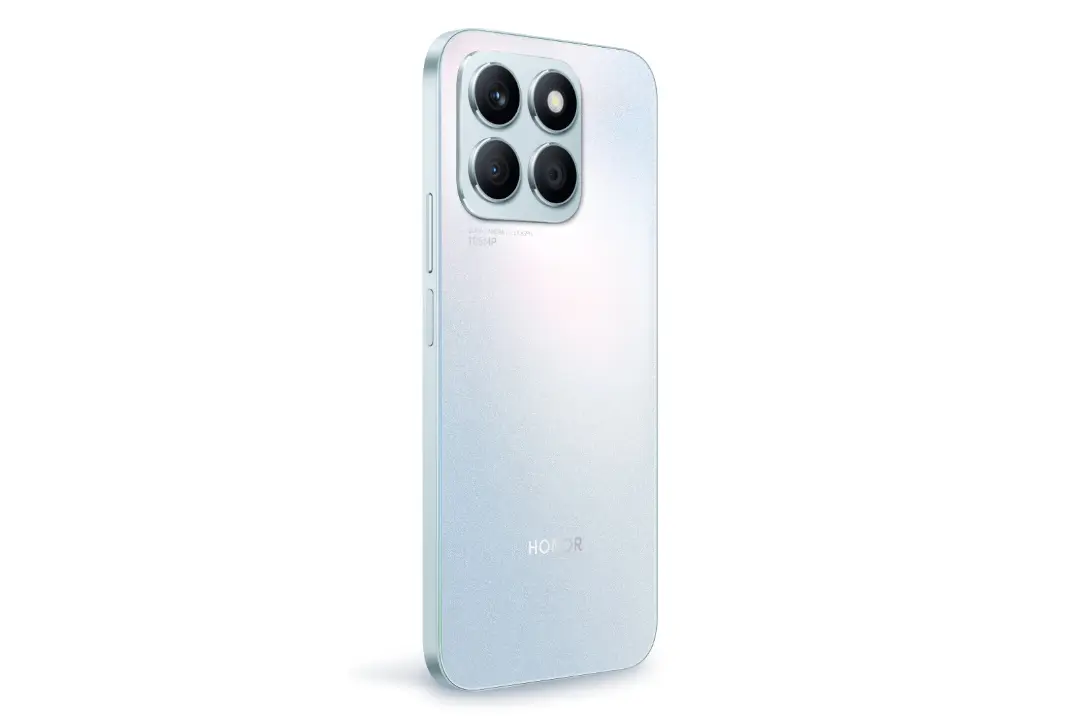 پنل پشت و چینش دوربین گوشی موبایل آنر HONOR X8b نقره ای