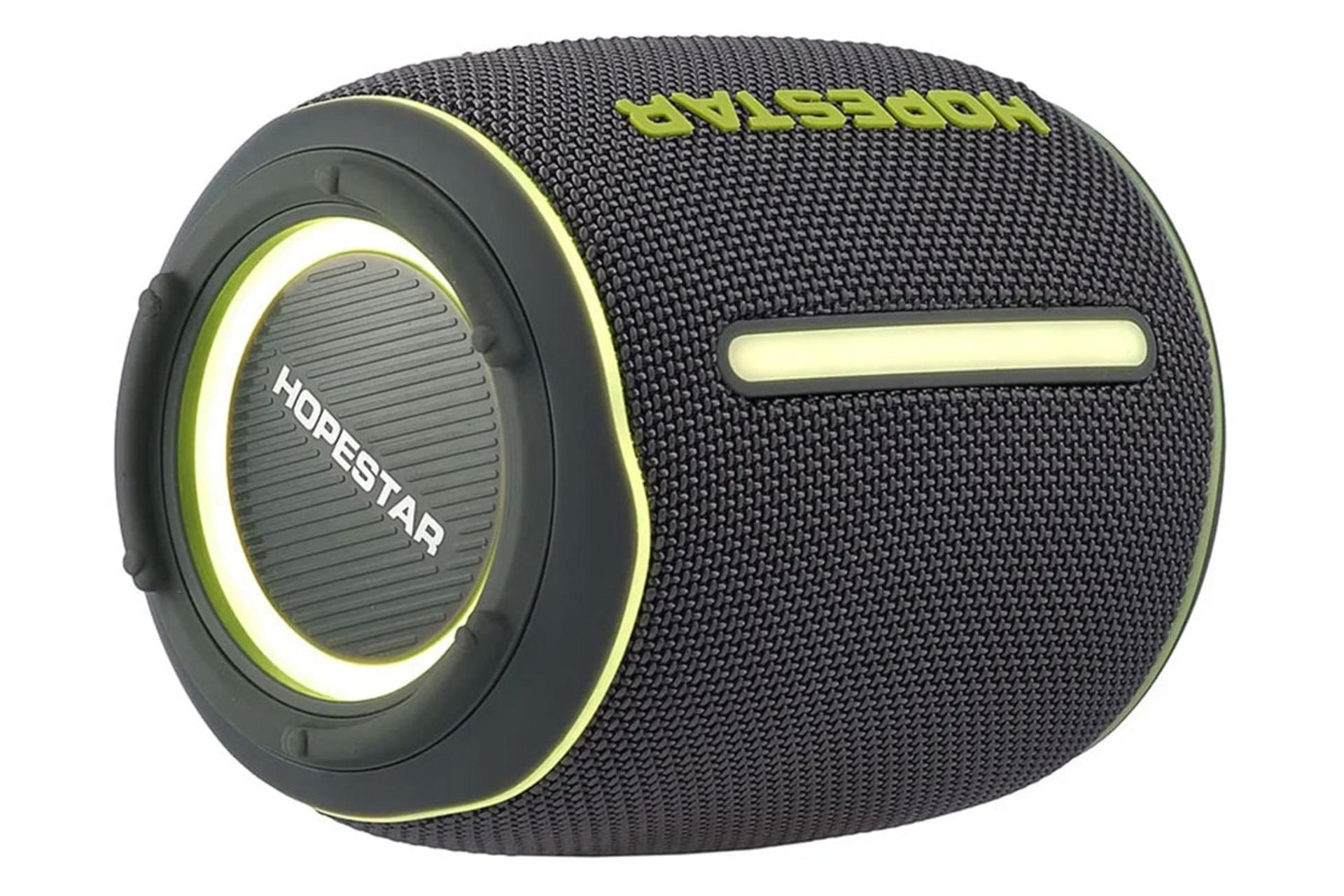اسپیکر هوپ استار Hopestar P58 Mini سبز از نمای کناری