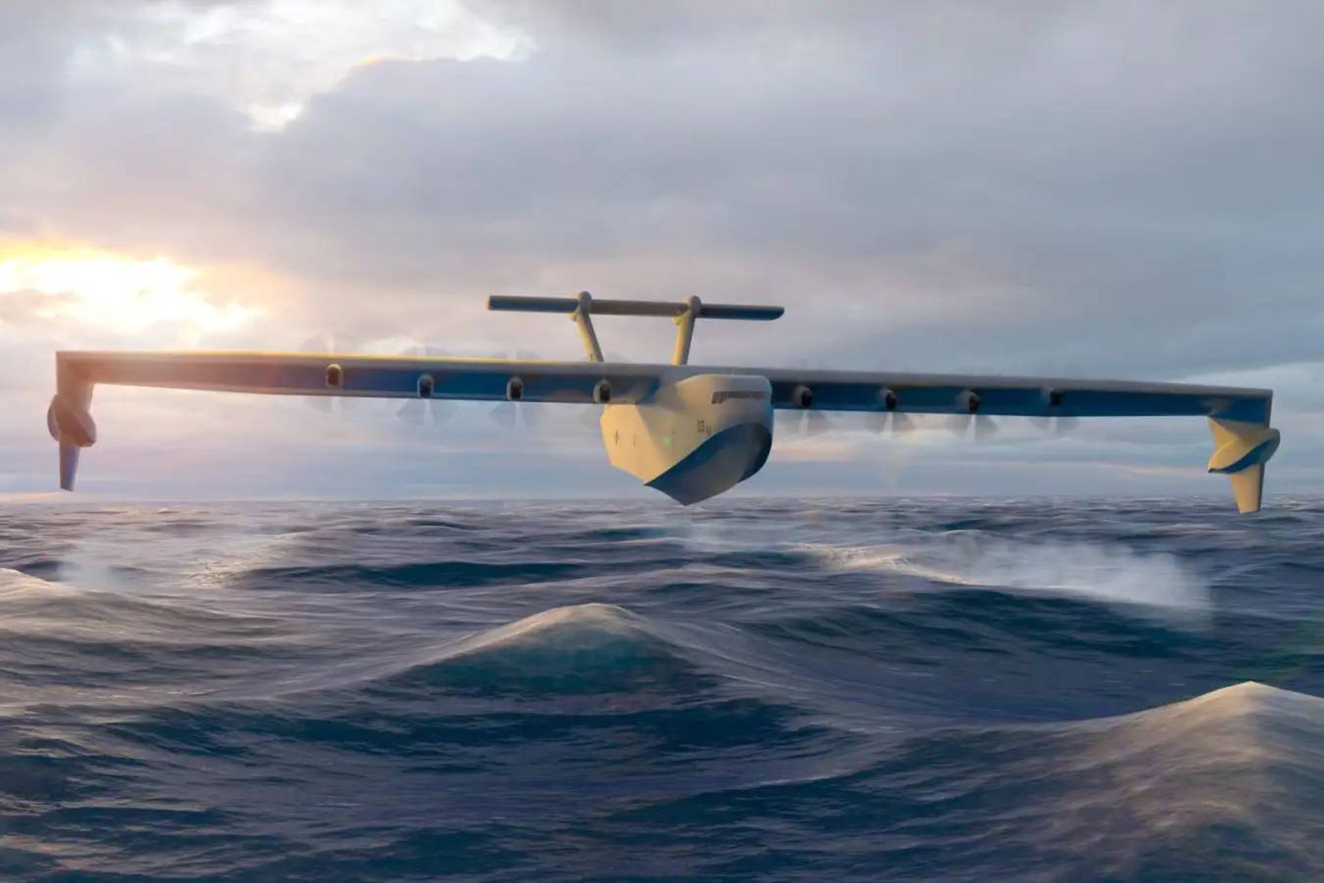 طرح مفهومی هواپیمای دریایی برنامه لیبرتی لیفتر دارپا