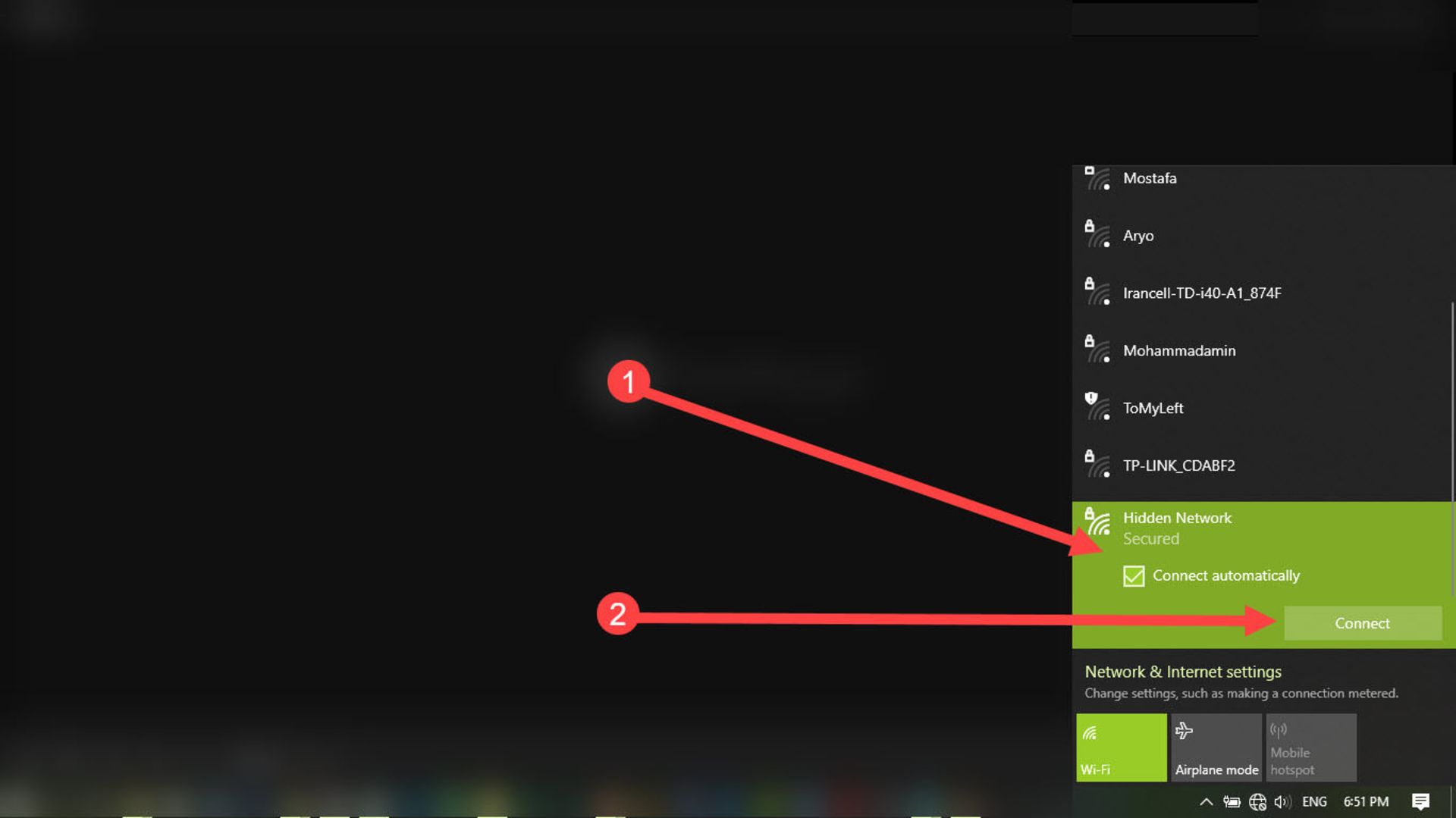 شبکه در ویندوز ۱۰