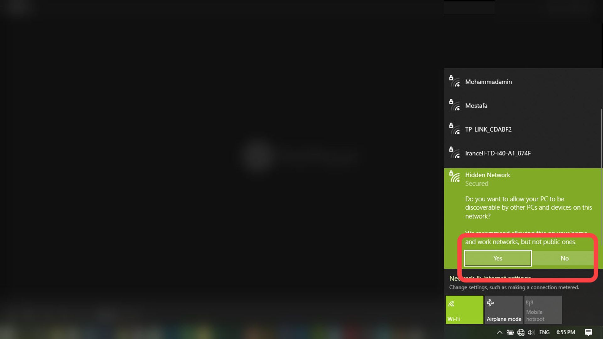 شبکه وایرلس در ویندوز ۱۰