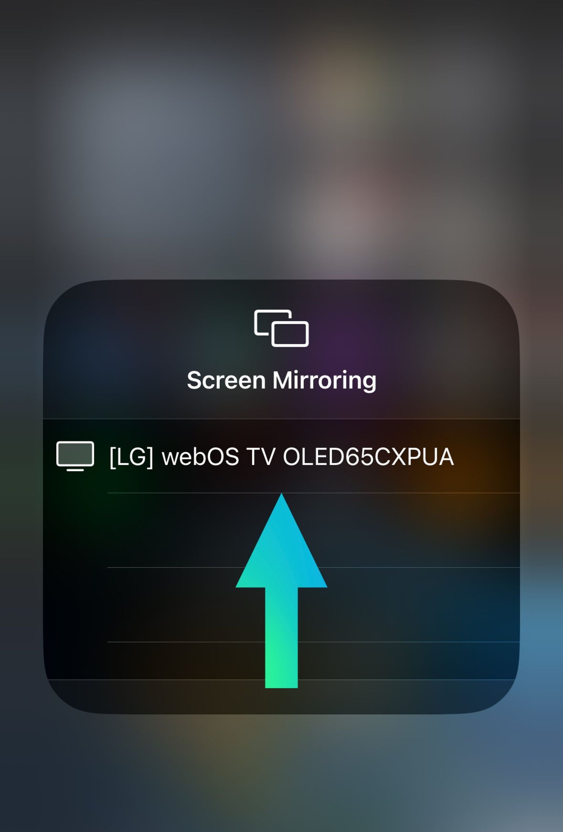 Screen Mirroring آیفون 
