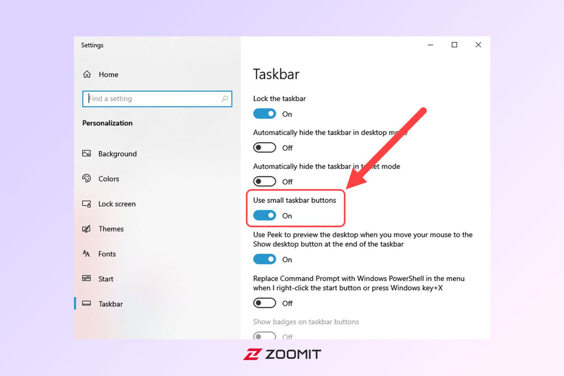 منوی Display Settings ویندوز 10