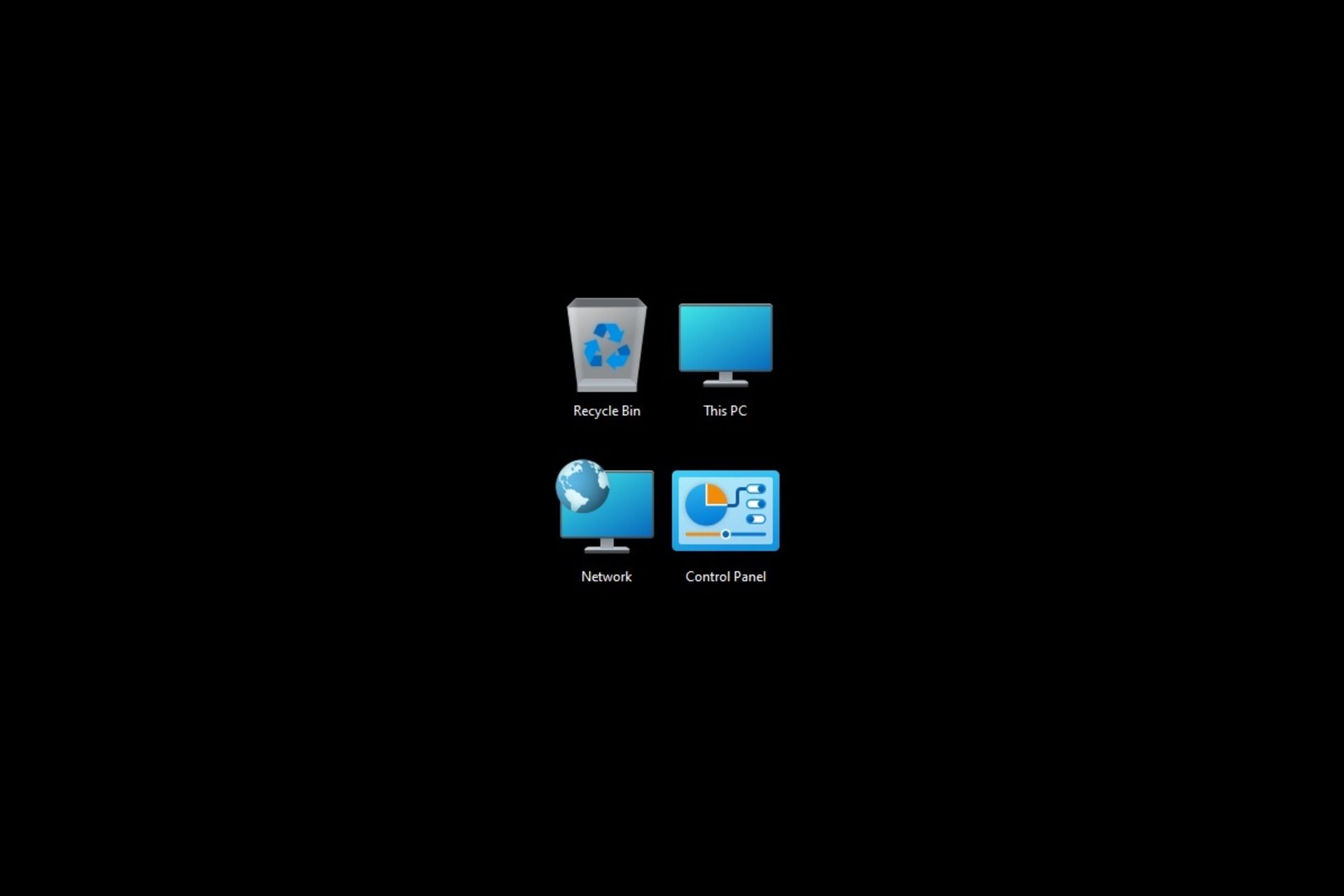 آیکون‌های ویندوز ۱- به شکل لوگوی ویندوز