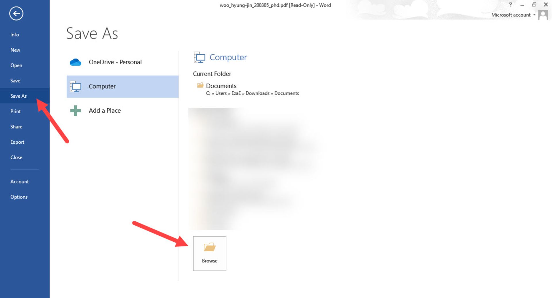 حذف صفحات PDF در مایکروسافت ورد