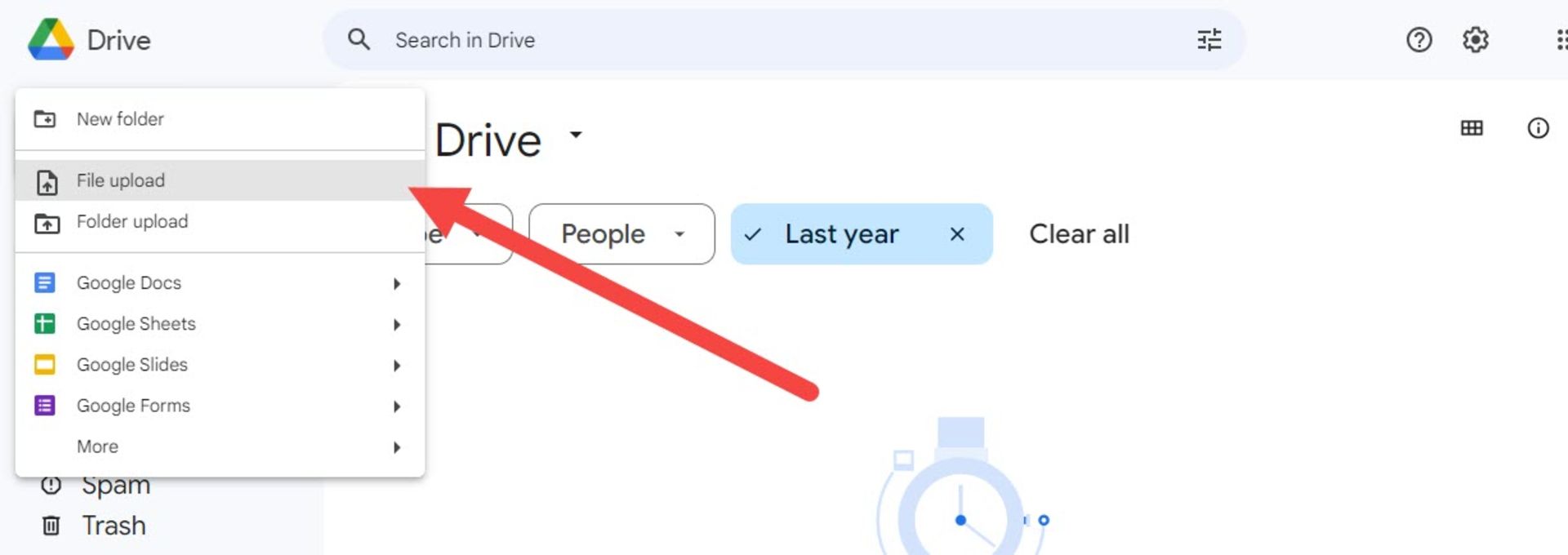اکسل در گوگل درایو