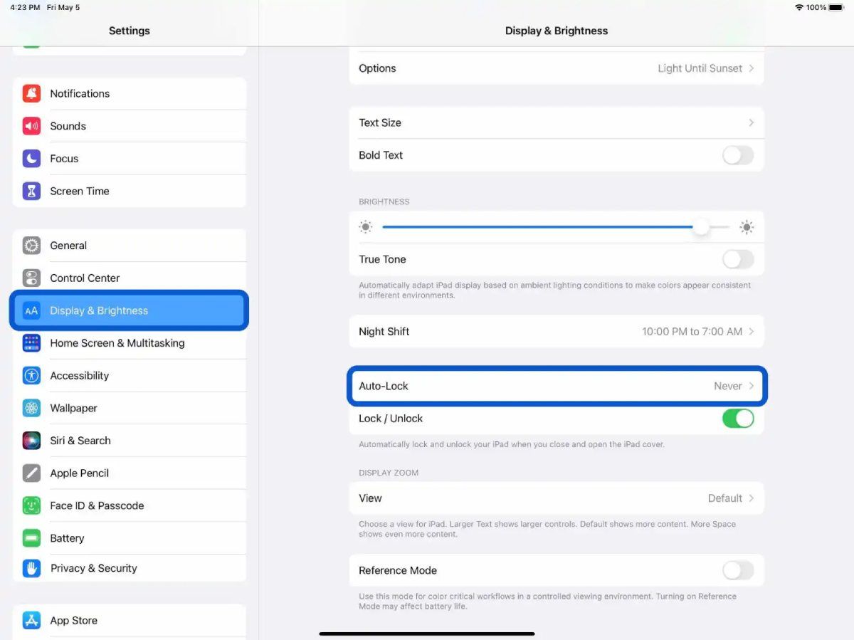 Improve iPad battery consumption