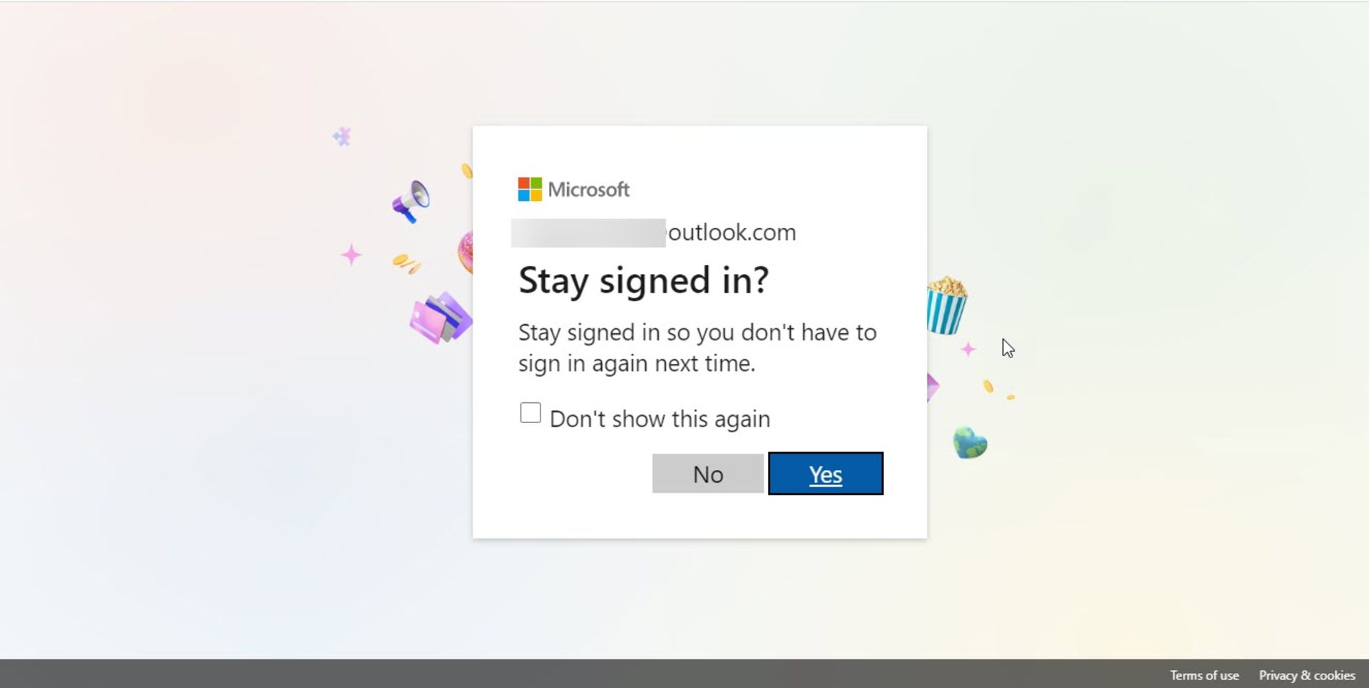ورود به حساب کاربری مایکروسافت
