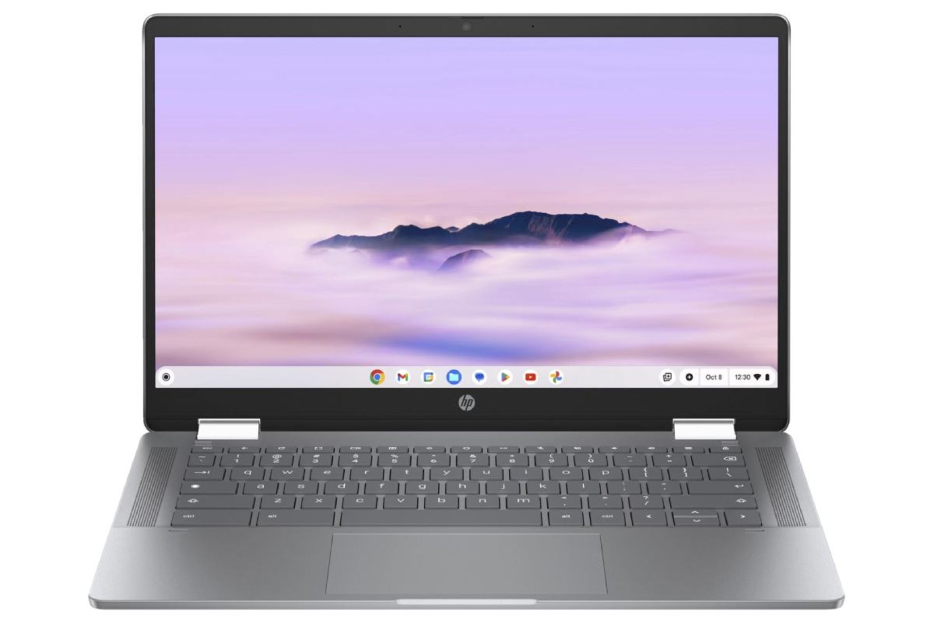 کروم بوک اچ پی chromebook 14 x360 2024 از نمای جلو