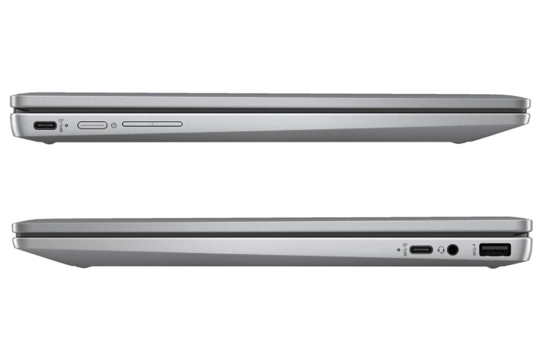 کروم بوک اچ پی chromebook 14 2024 از نمای کناری