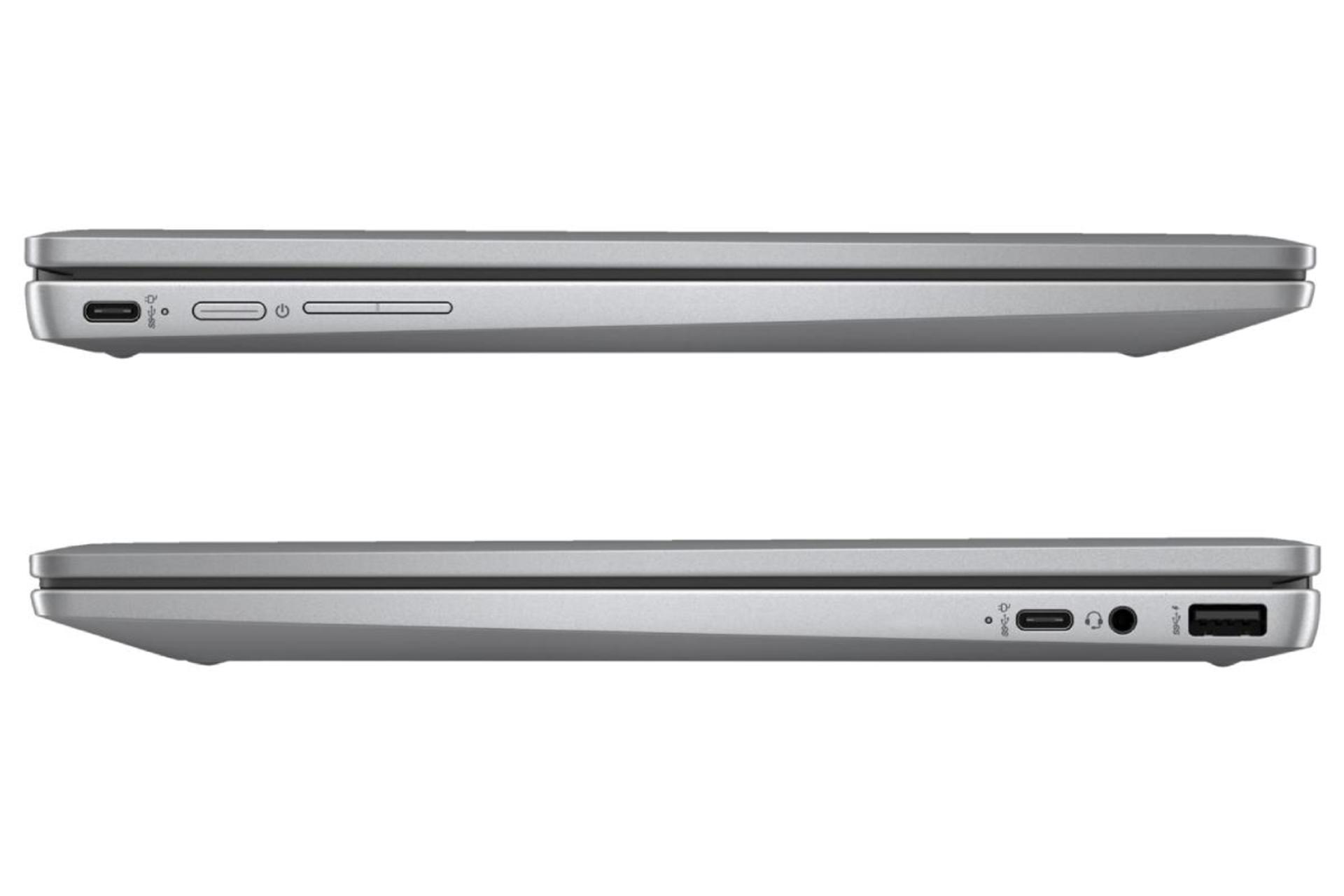 کروم بوک اچ پی chromebook 14 2024 از نمای کناری