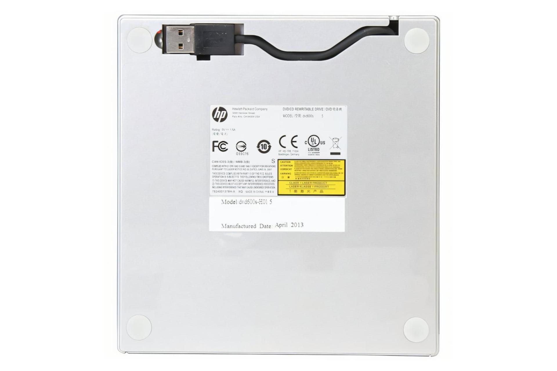 پشت درایو نوری اچ پی HP DVD600S