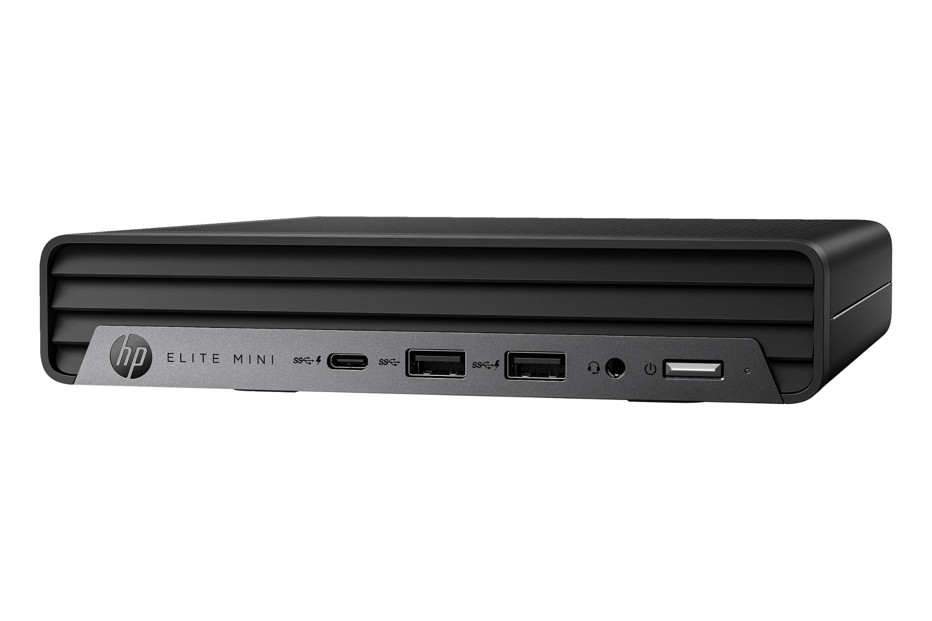 نمای نیمرخ کامپیوتر کوچک Elite Mini 600 G9 اچ پی با نمایش لبه سمت راست