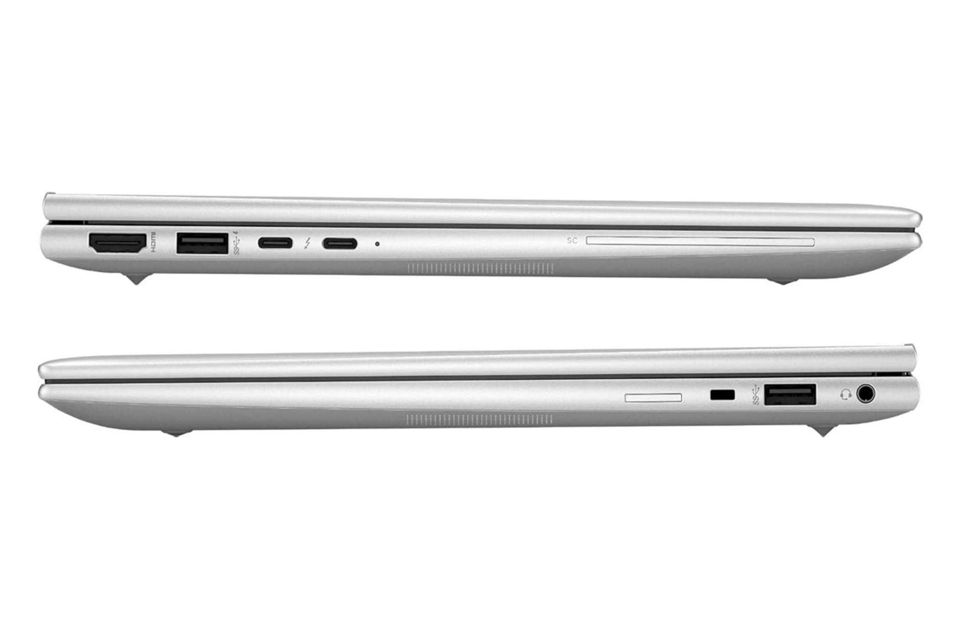 نمای کنار لپ تاپ EliteBook 830 G9 اچ پی 