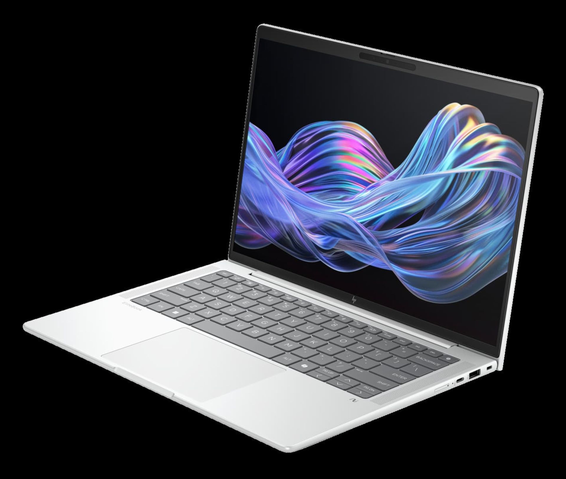 نمای کناری لپتاپ Elitebook X G1i مدل نقره‌ای