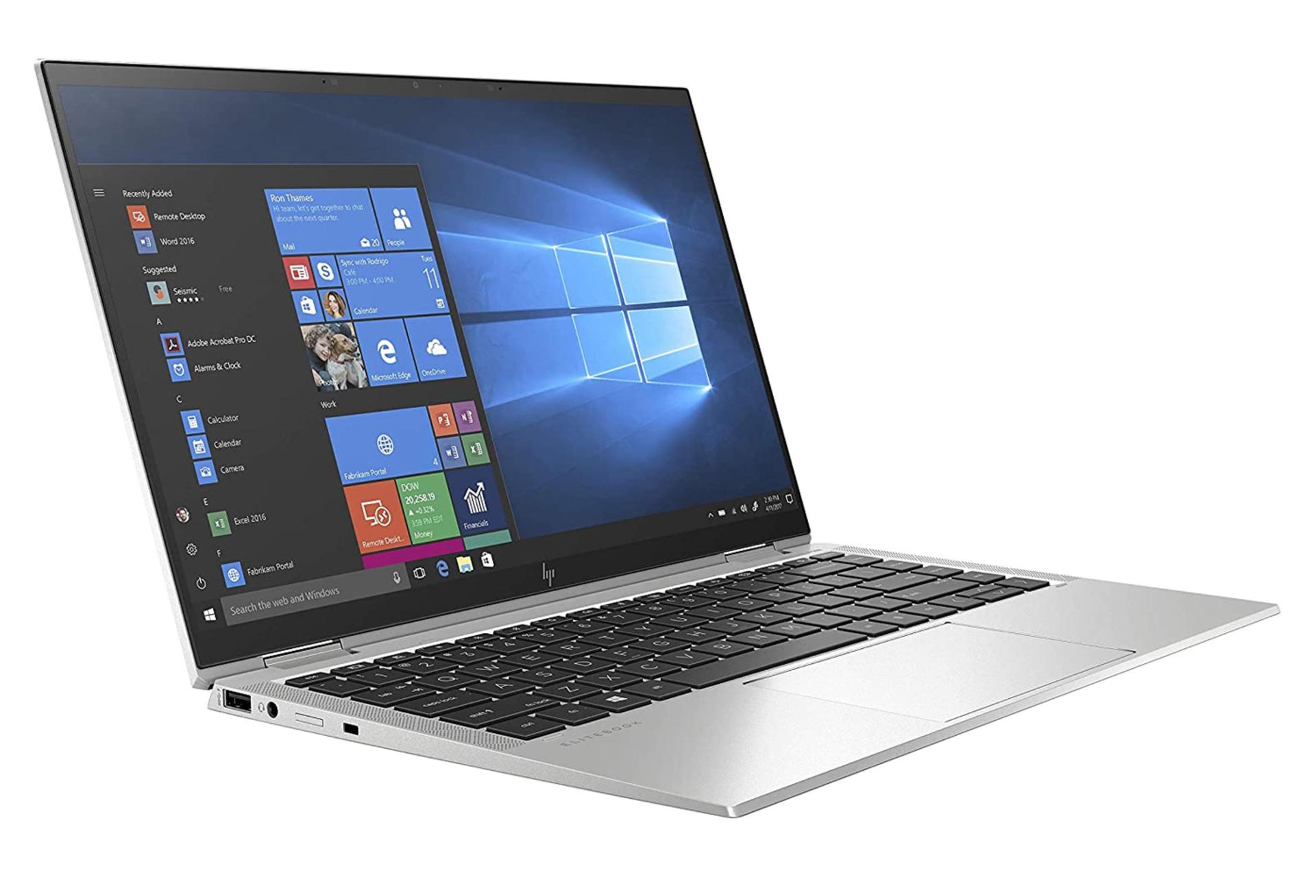 نمای سمت چپ لپ تاپ EliteBook x360 1040 G7 اچ پی