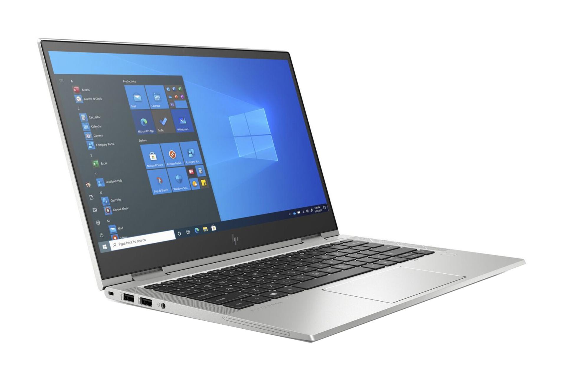نمای سمت چپ لپ تاپ EliteBook x360 830 G8 اچ پی