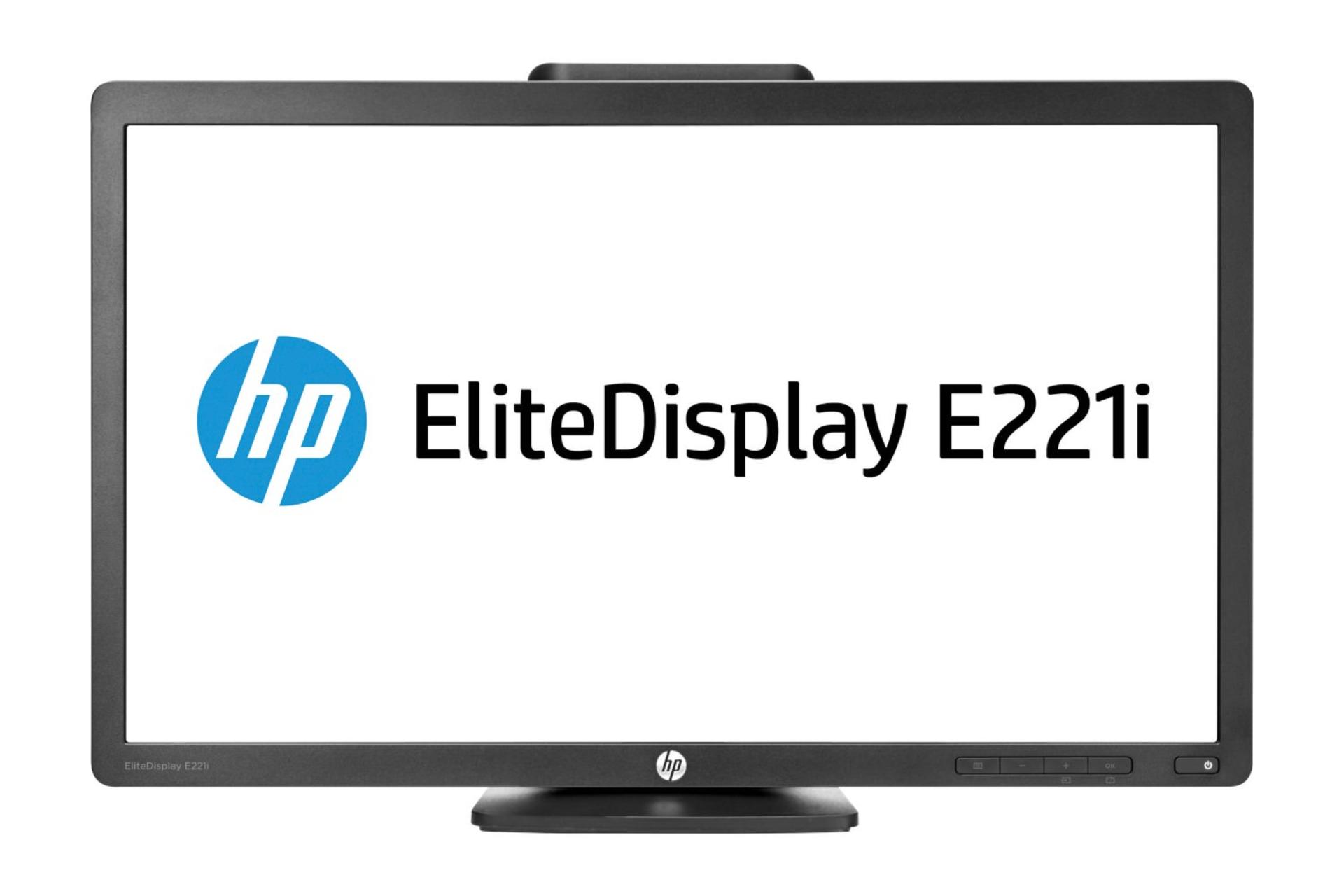 مانیتور اچ پی HP EliteDisplay E221i نمای جلو