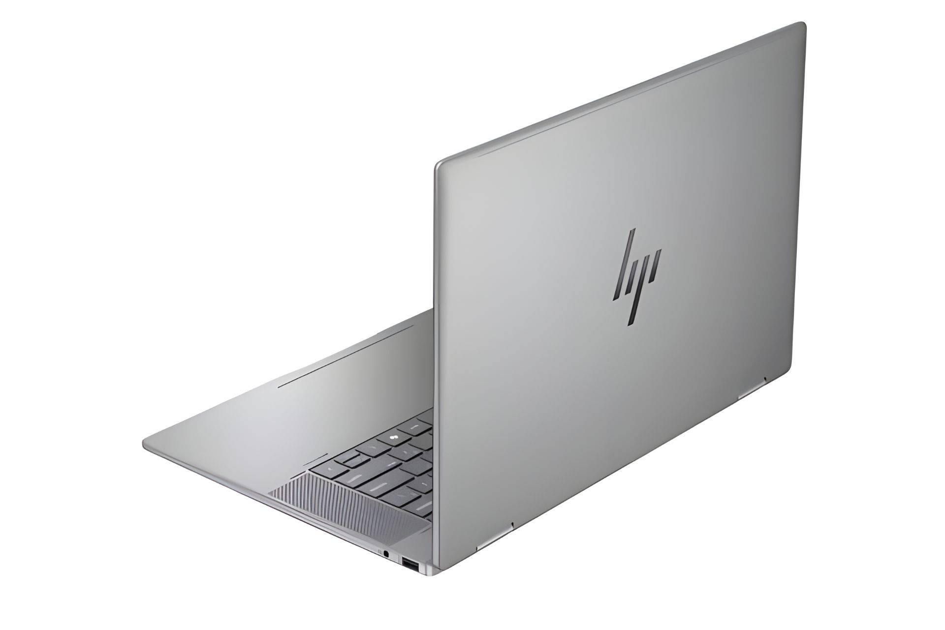 تصویر پشت رندر رسمی لپ تاپ ۱۶ اینچی HP Envy X360 مدل ۲۰۲۴
