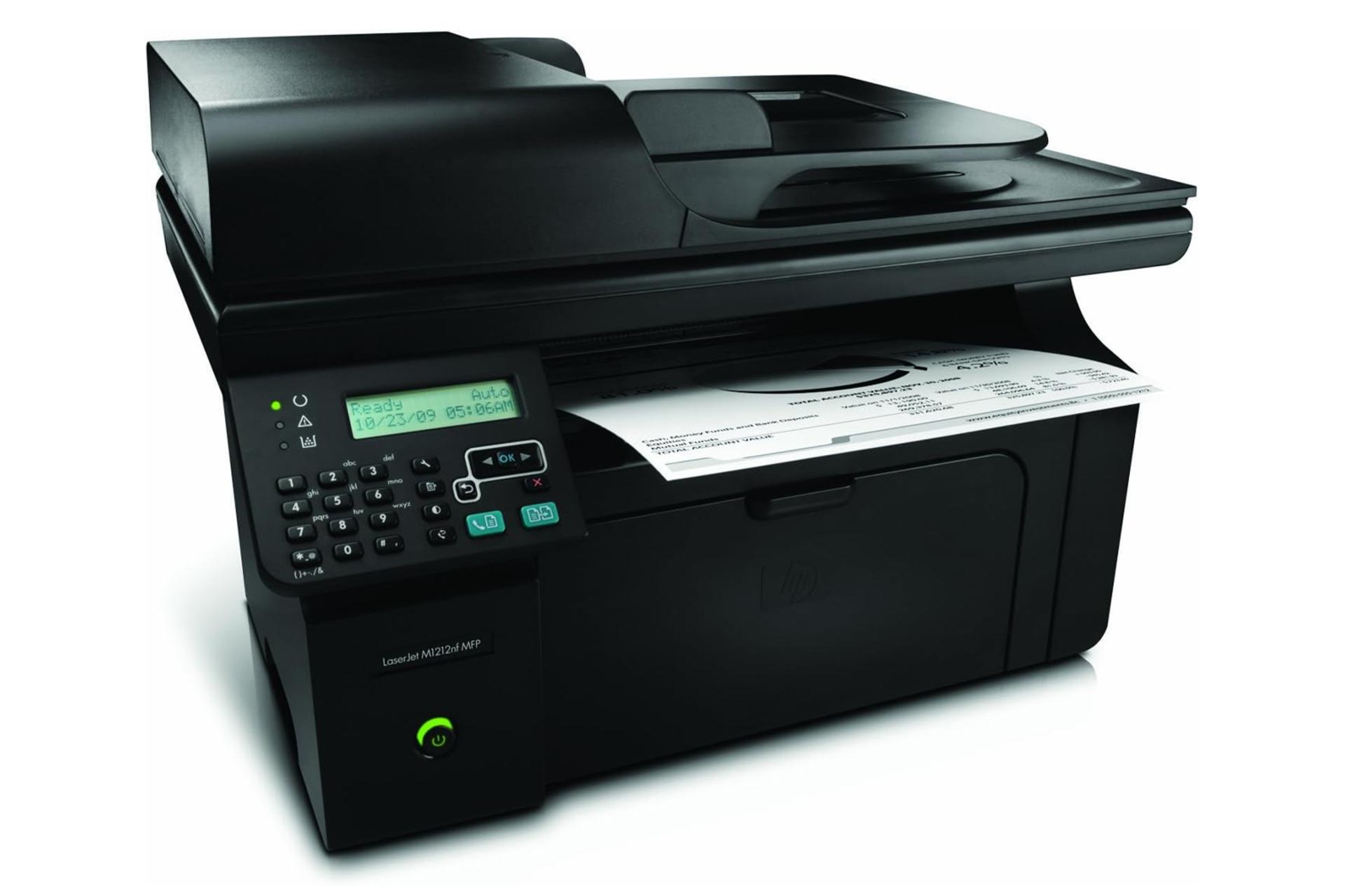 ابعاد و اندازه پرینتر اچ پی LaserJet Pro M1212nf