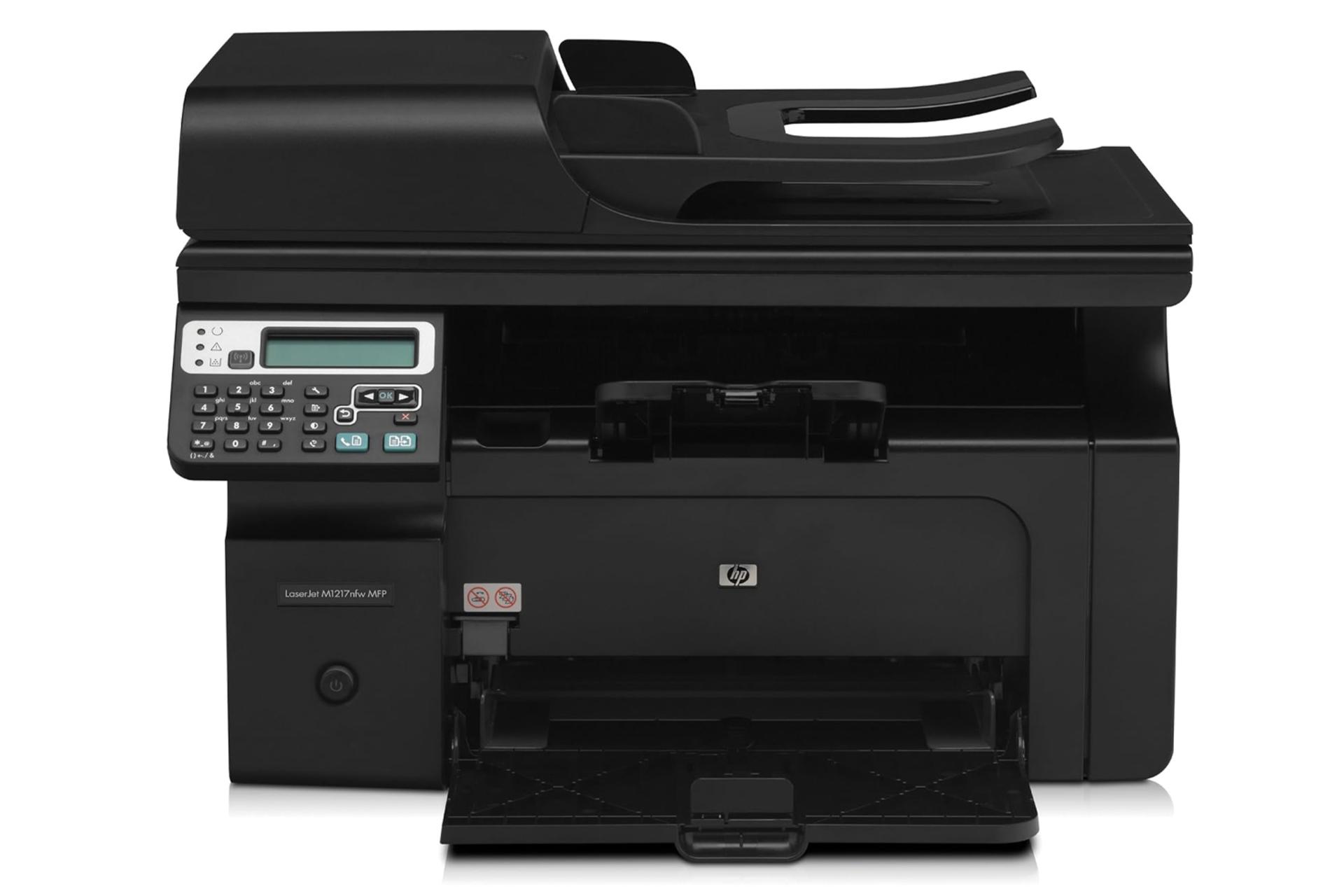 پرینتر اچ پی LaserJet Pro M1217nfw نمای جلو