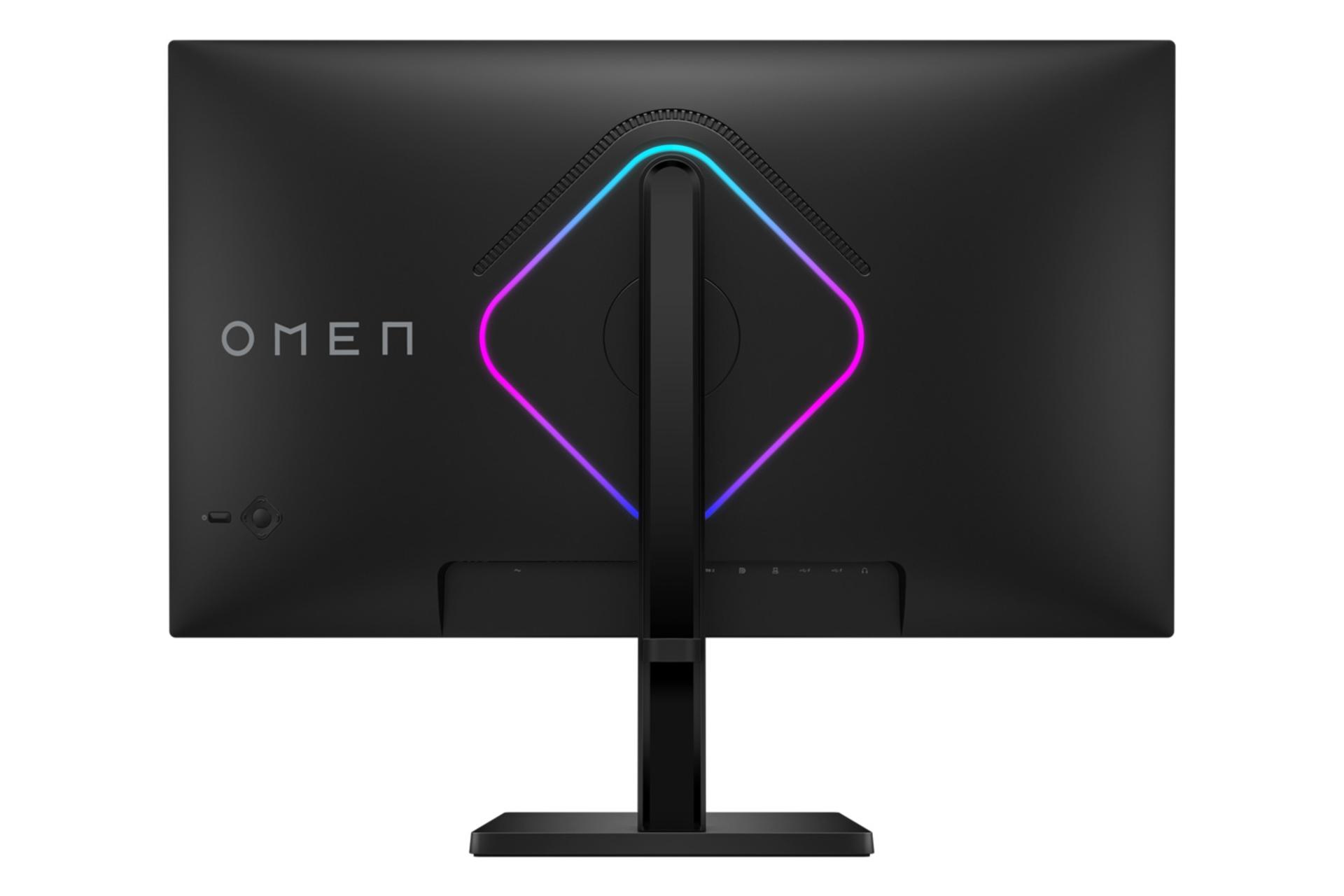 نمای پشت و بدنه مانیتور اچ پی 27 اینچ مدل OMEN 27qs G2