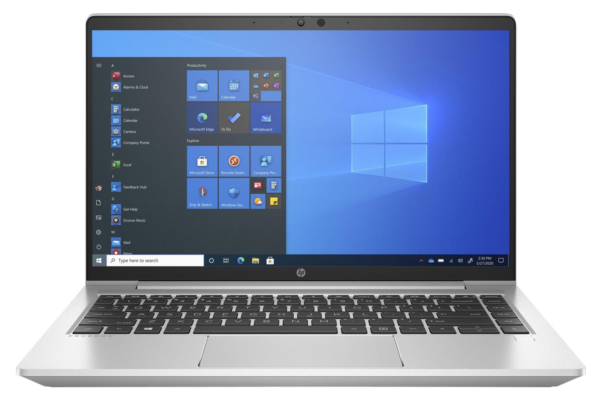 لپ تاپ ProBook 640 G8 اچ پی نمای روبرو