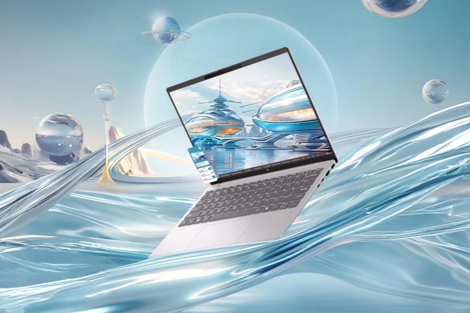 استاربوک پرو رونمایی شد؛ لپ‌تاپ باریک اچ‌پی با تراشه هوش مصنوعی AMD
