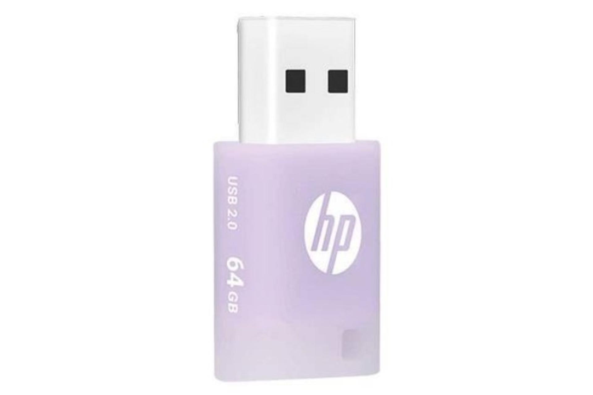 نمای جانبی فلش مموری اچ‌ پی مدل v168 ظرفیت 64 گیگابایت USB 2.0