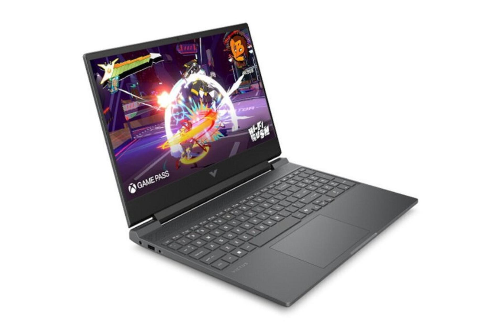 لپ تاپ اچ پی HP Victus 15-fa2773nd نمای جلو و چپ