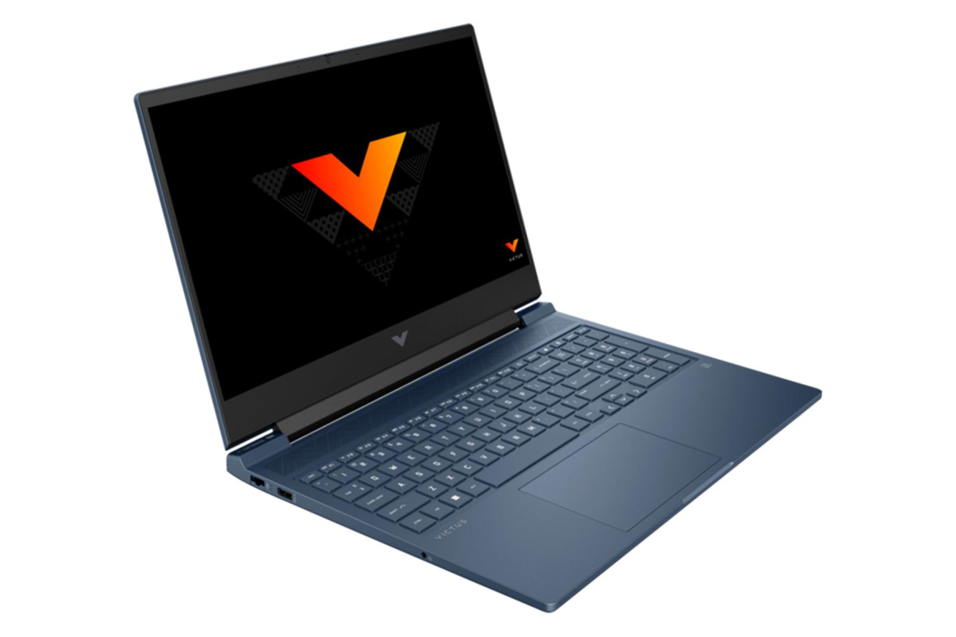 لپ تاپ اچ پی HP Victus 16-r0025ne نمای جلو و چپ