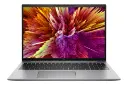 نمای رو به روی لپ تاپ ZBook Firefly 16 G10 اچ پی / HP ZBook Firefly 16 G10 با نمایشگر روشن و نمایش لوگو و لبه جلو