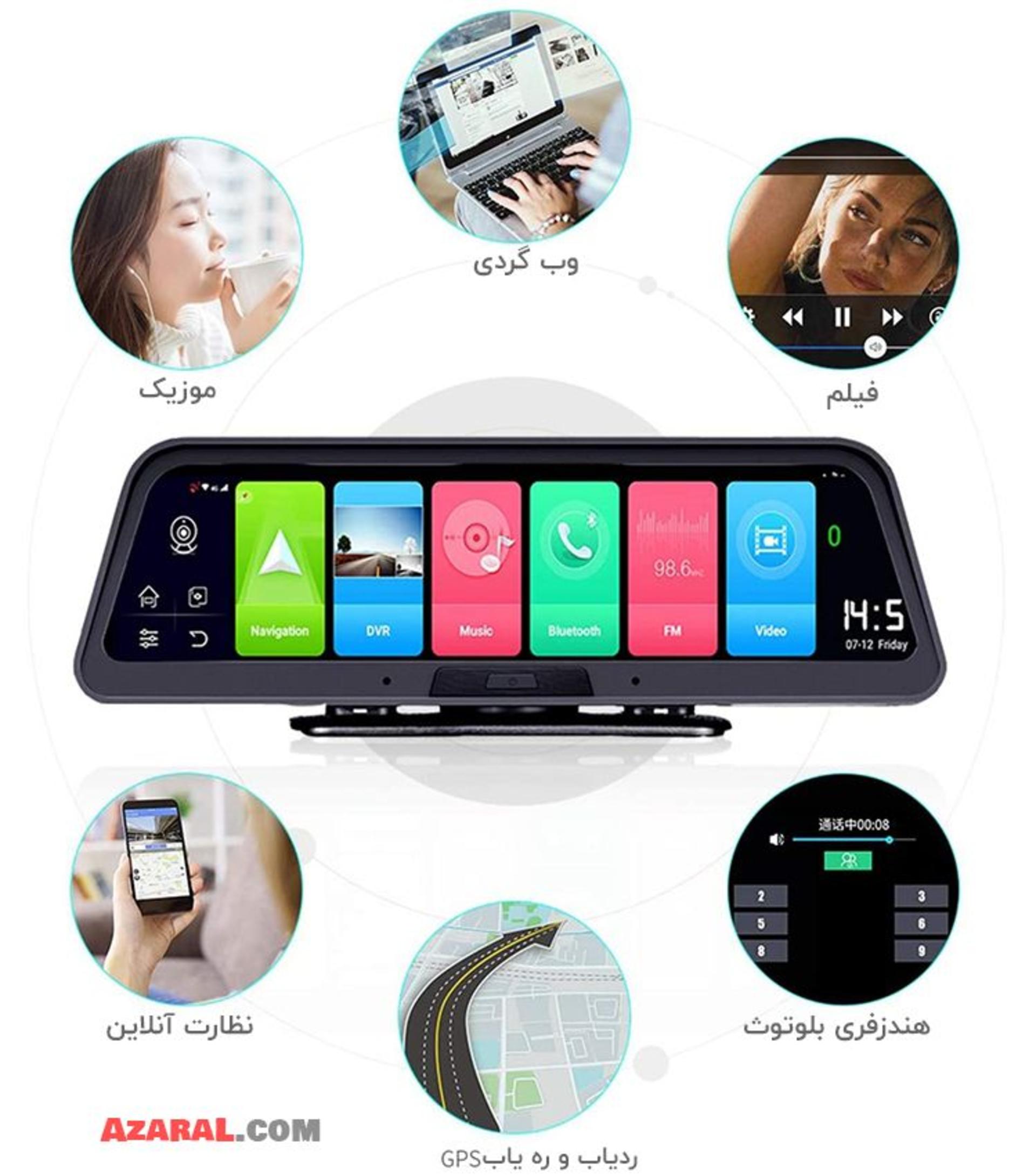 دوربین سیم کارت خور خودرو