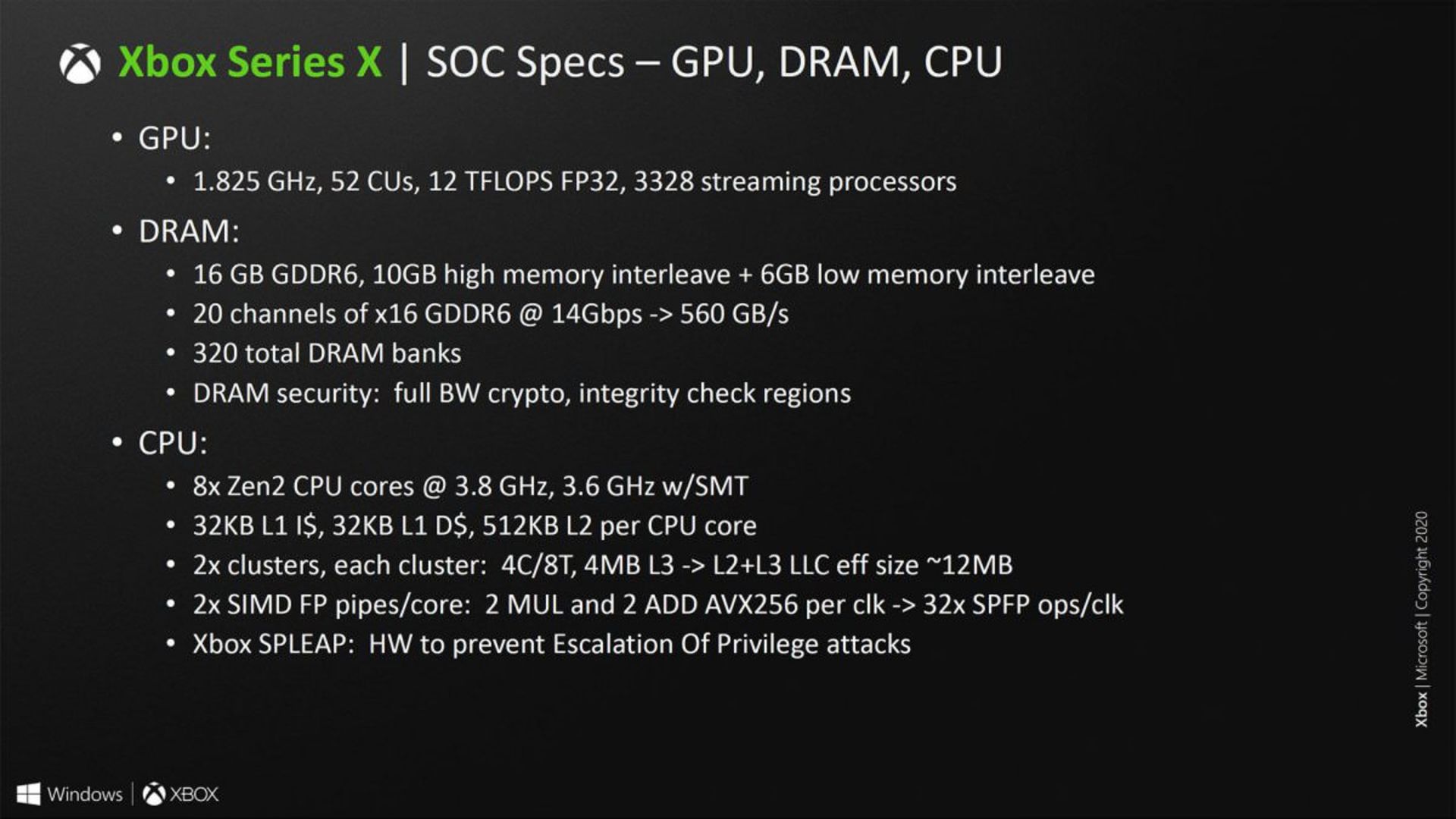 مشخصات پردازنده یا CPU، واحد گرافیکی و حافظه یا DRAM در سری ایکس