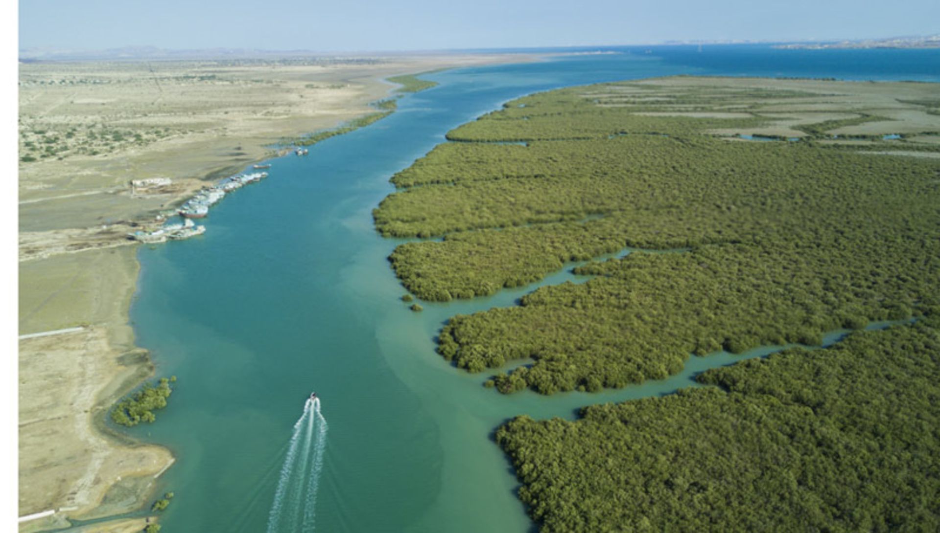 تلاقی بندر خمیر با جنگل حرا