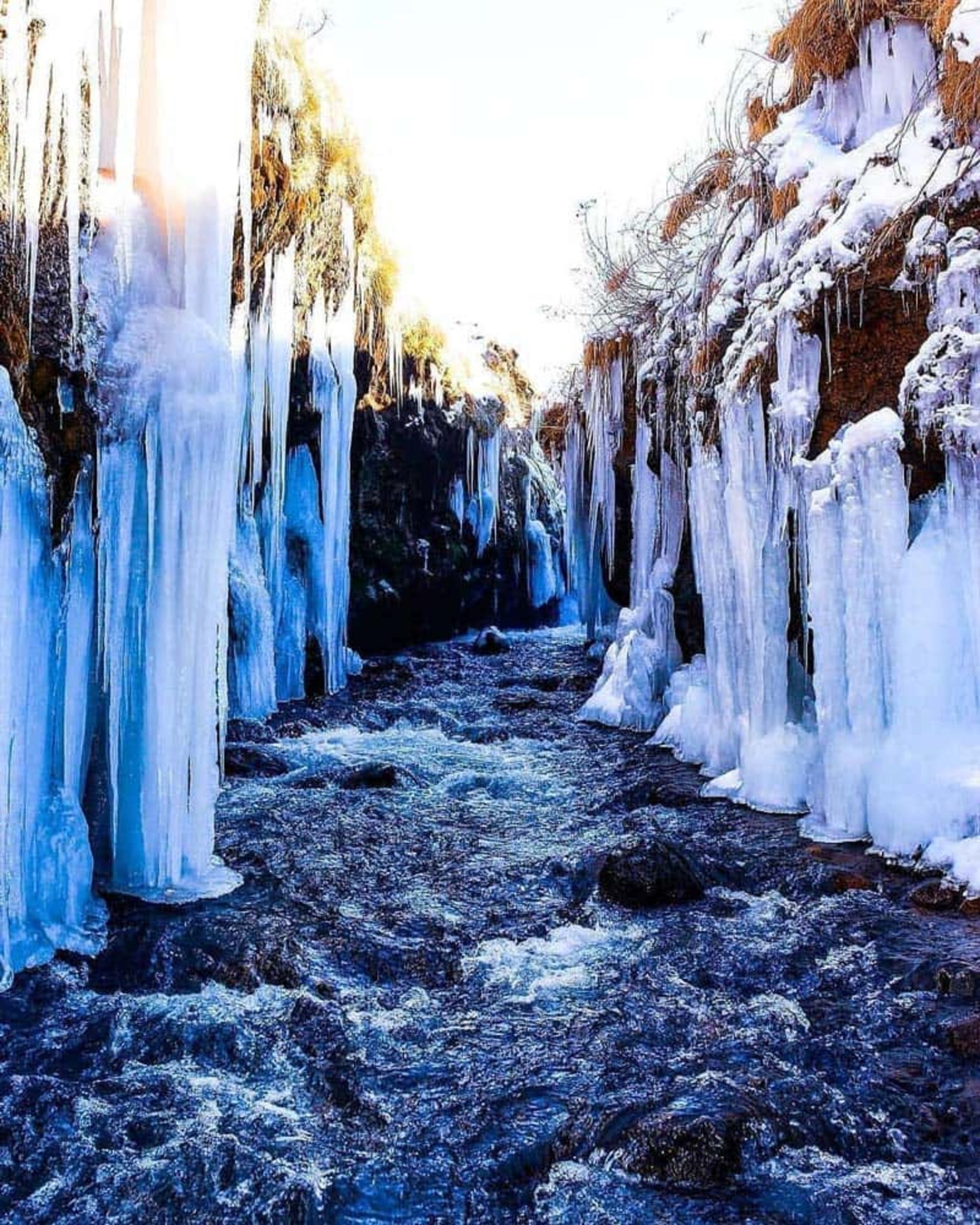 جهنم درسی مشگین شهر در زمستان