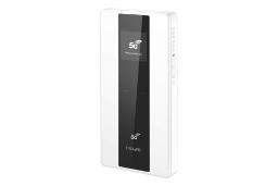 سمت راست مودم و روتر سیم‌ کارتی هواوی Huawei E6878 سفید