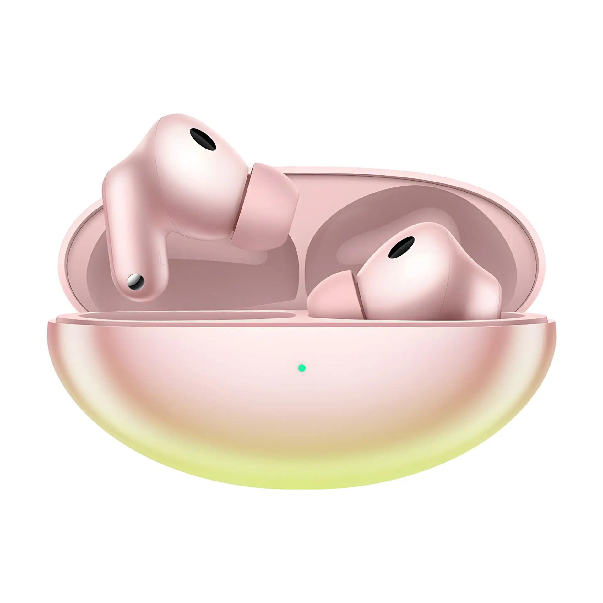 هندزفری هواوی فریبادز نئو (Huawei FreeBuds Neo) در کیس شارژ صورتی