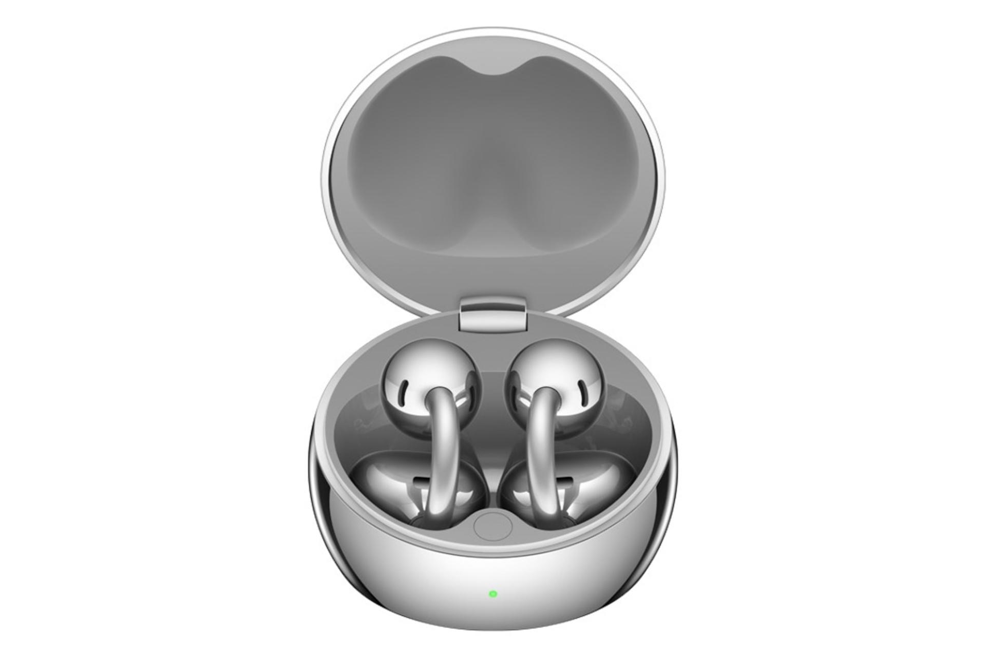 محفظه شارژ هدفون هواوی Huawei FreeClip 2 S نقره ای