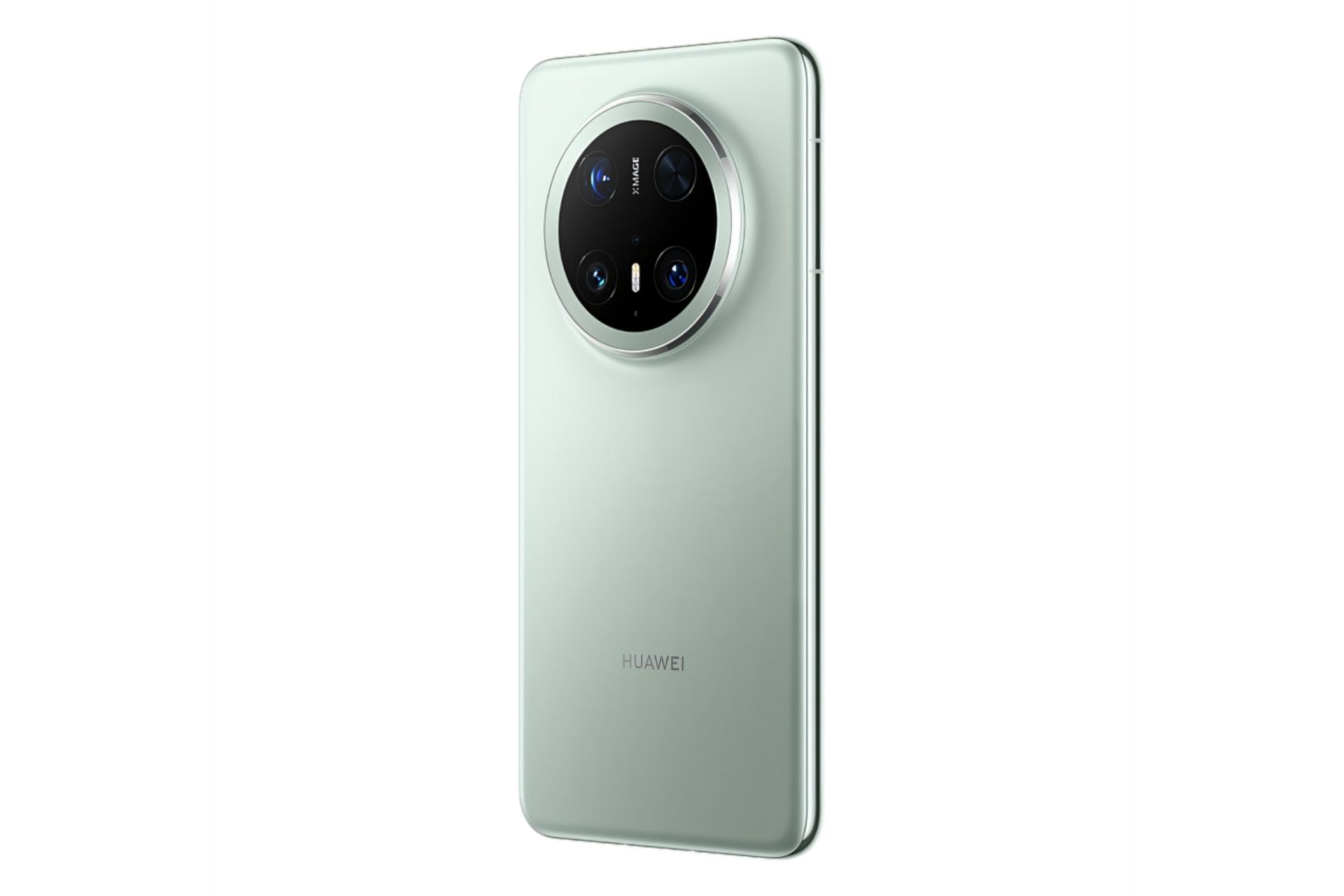 پنل پشت و چینش دوربین گوشی موبایل میت 70 پرو هواوی سبز روشن / Huawei Mate 70 Pro