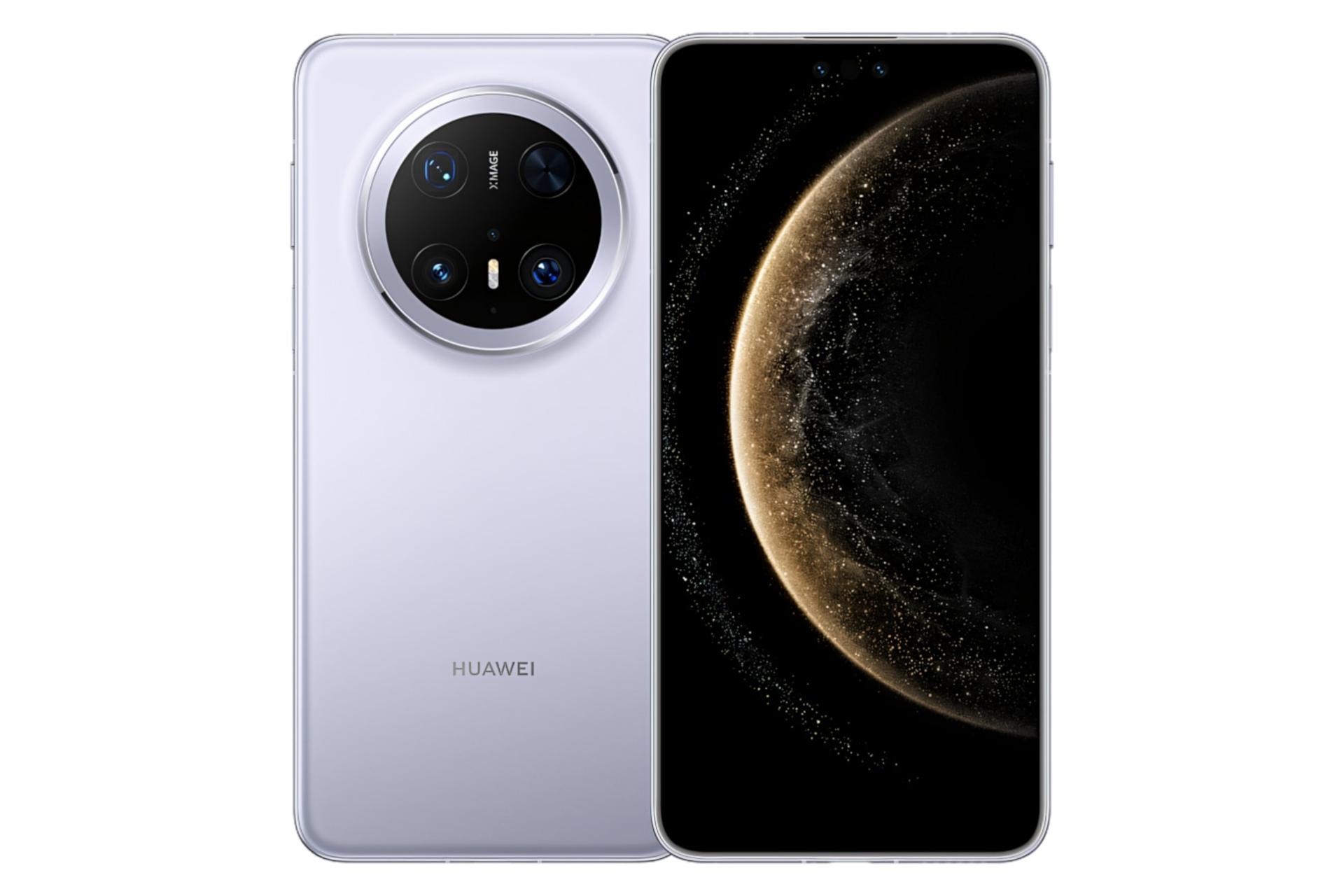 پنل جلو و پشت گوشی موبایل میت 70 پرو هواوی ارغوانی / Huawei Mate 70 Pro