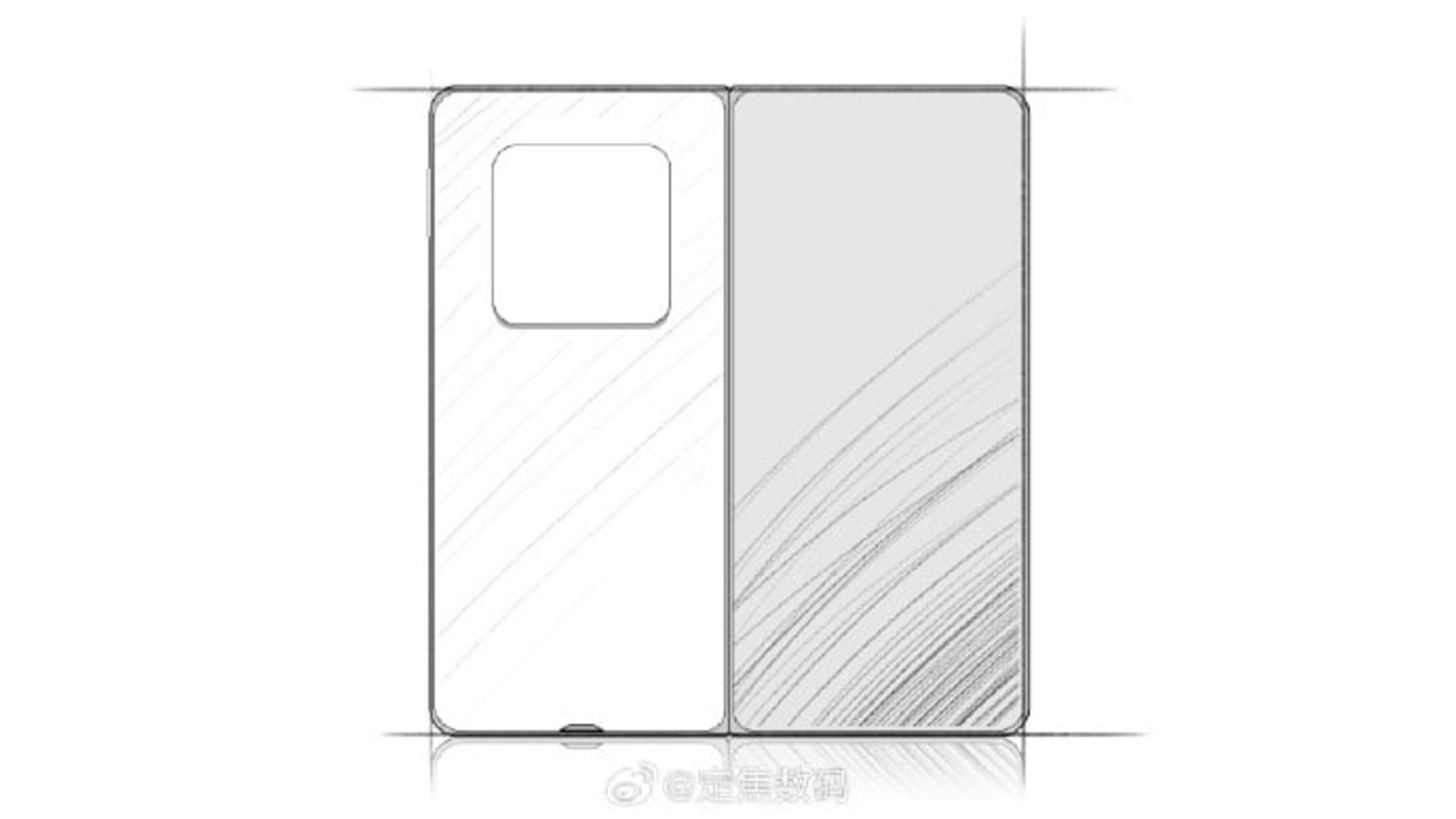 کانسپت منتسب‌به هواوی میت X8 با دوربین مربعی